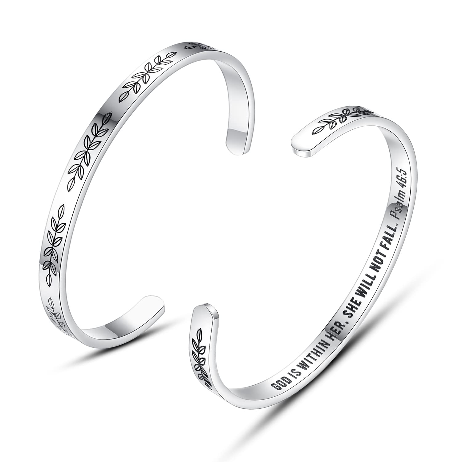 Personalized Cuff Bracelets for Women & Girls - Best Friend Sister Mom Daughter Gift - Custom Name Jewelry for Birthday, Mother's Day, Christmas - Elegant Fashion Accessory for Everyday Wear & Special Occasions