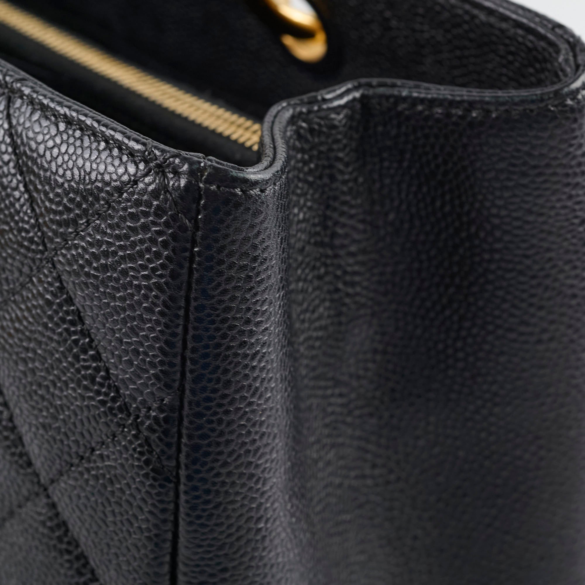 Chanel Caviar Leather Grand Shopping Tote GST Handbag Black - Luxury Designer Shoulder Bag for Women, Perfect for Work, Travel & Everyday Use