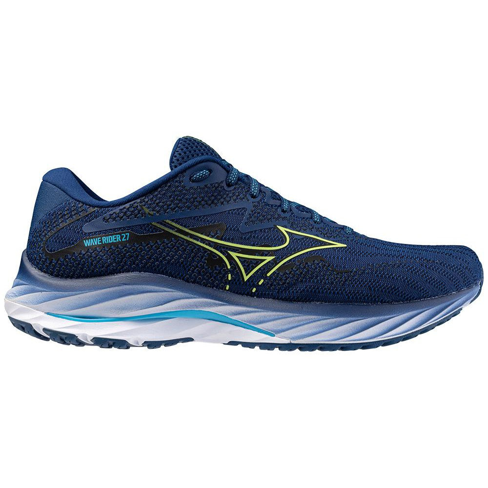 Men's Wave Rider 27 Running Shoes - Lightweight Cushioned Sneakers for Men | Perfect for Jogging, Gym Workouts & Daily Walking
