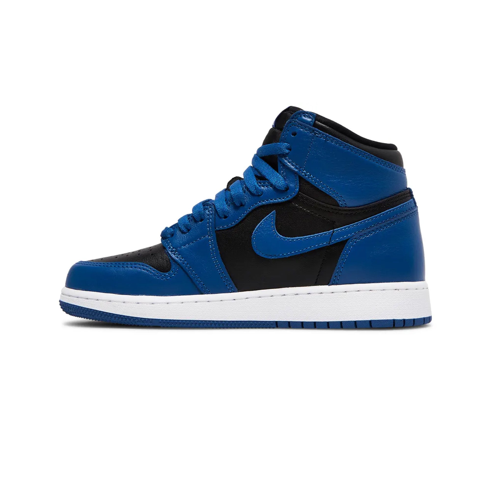 Air Jordan 1 Retro High OG 'Dark Marina Blue' GS Sneakers (2021) - Classic Basketball Shoes for Women & Girls - Perfect for Streetwear, Gym & Casual Fashion