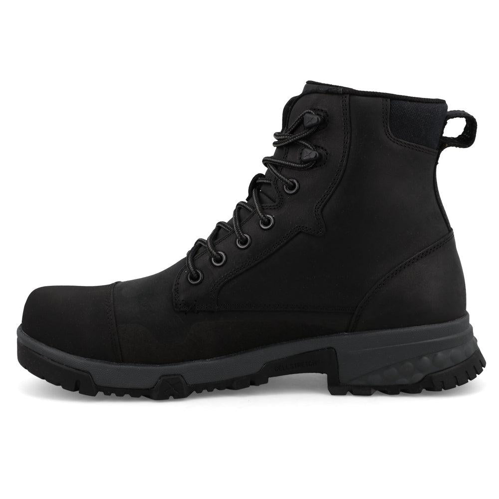 Men's 6-Inch Steel Toe Work Boots - Waterproof Safety Boots for Construction & Outdoor Work - Durable Non-Slip Work Shoes for Men