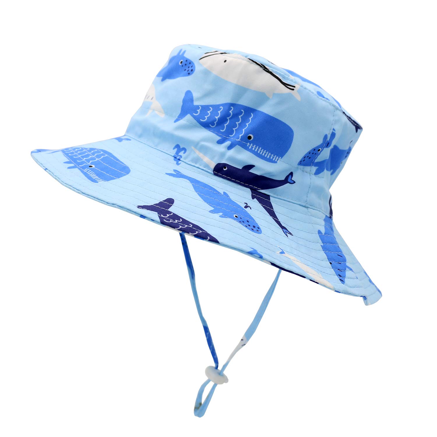 Sarfel UPF 50+ Baby Sun Hat for Boys & Girls - Toddler Summer Bucket Hat with Wide Brim, UV Protection for Beach, Pool, Outdoor Play & Travel
