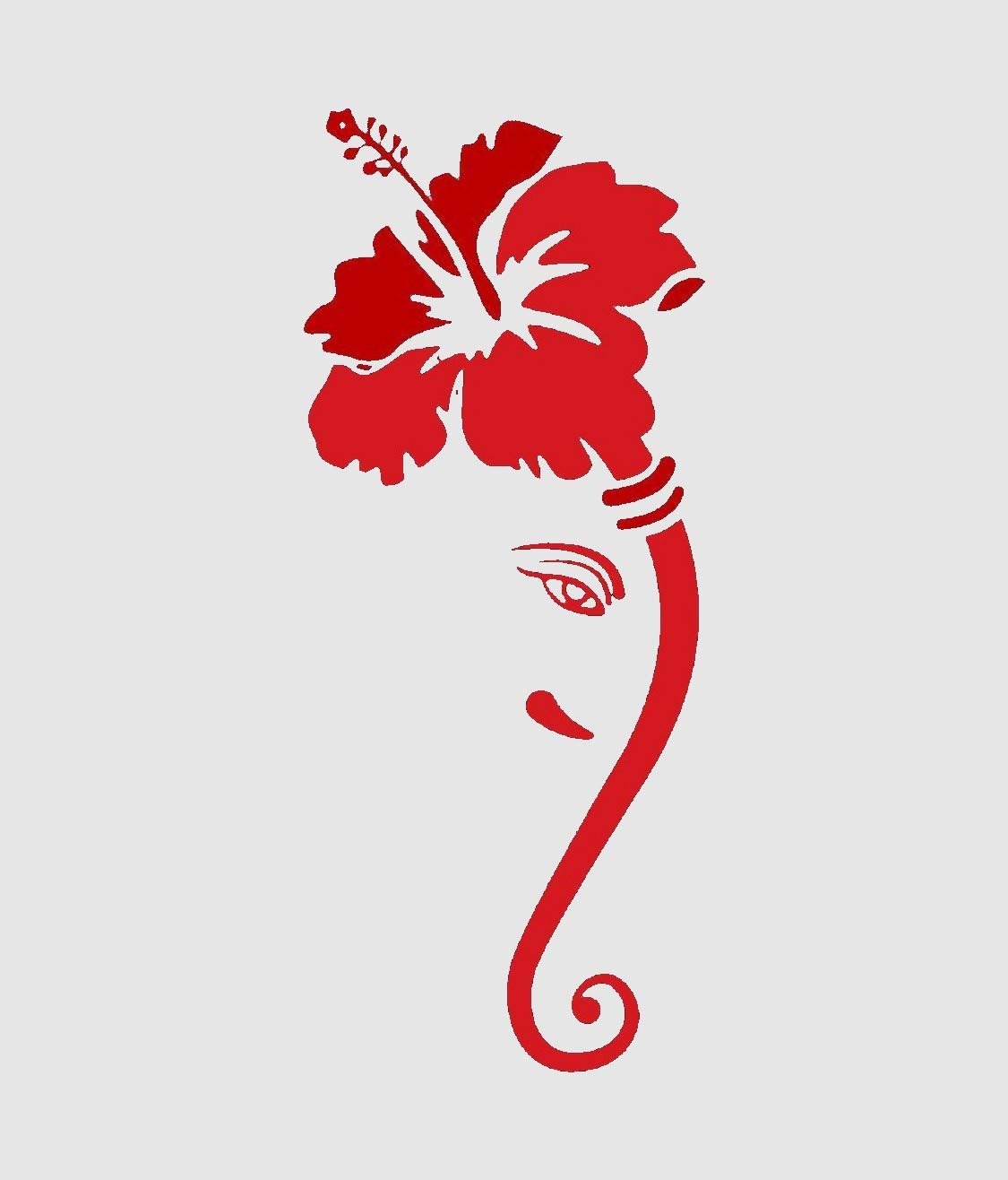 Lord Ganesha Car Decal - Religious Vinyl Sticker for Vehicles (28x15cm) - Perfect for Car Windows, Laptops & Spiritual Decor