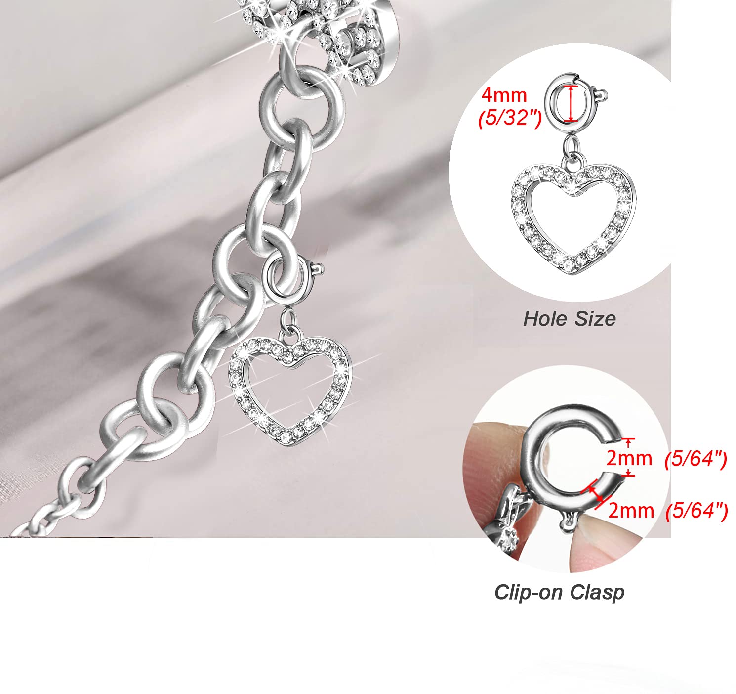 Secbolt Charms for Apple Watch Band - Elegant & Interchangeable Watch Accessories for Women - Perfect for Workouts, Office & Everyday Wear