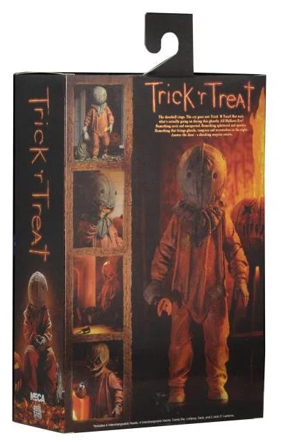 Trick 'r Treat Ultimate Sam Halloween Decoration - Scary Animated Prop for Haunted House, Yard, and Party Decor