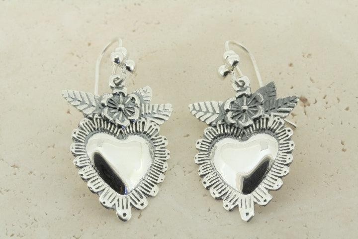 Flying Heart Earrings for Women - Dainty Gold-Plated Winged Heart Stud Earrings - Perfect for Valentine's Day, Anniversary Gifts & Everyday Wear