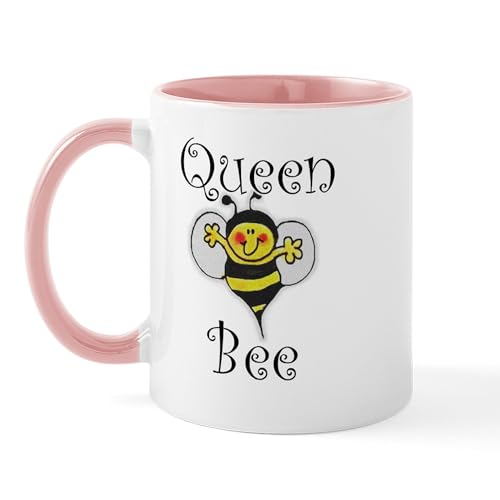 White/Pink Inside - Queen Bee Mug