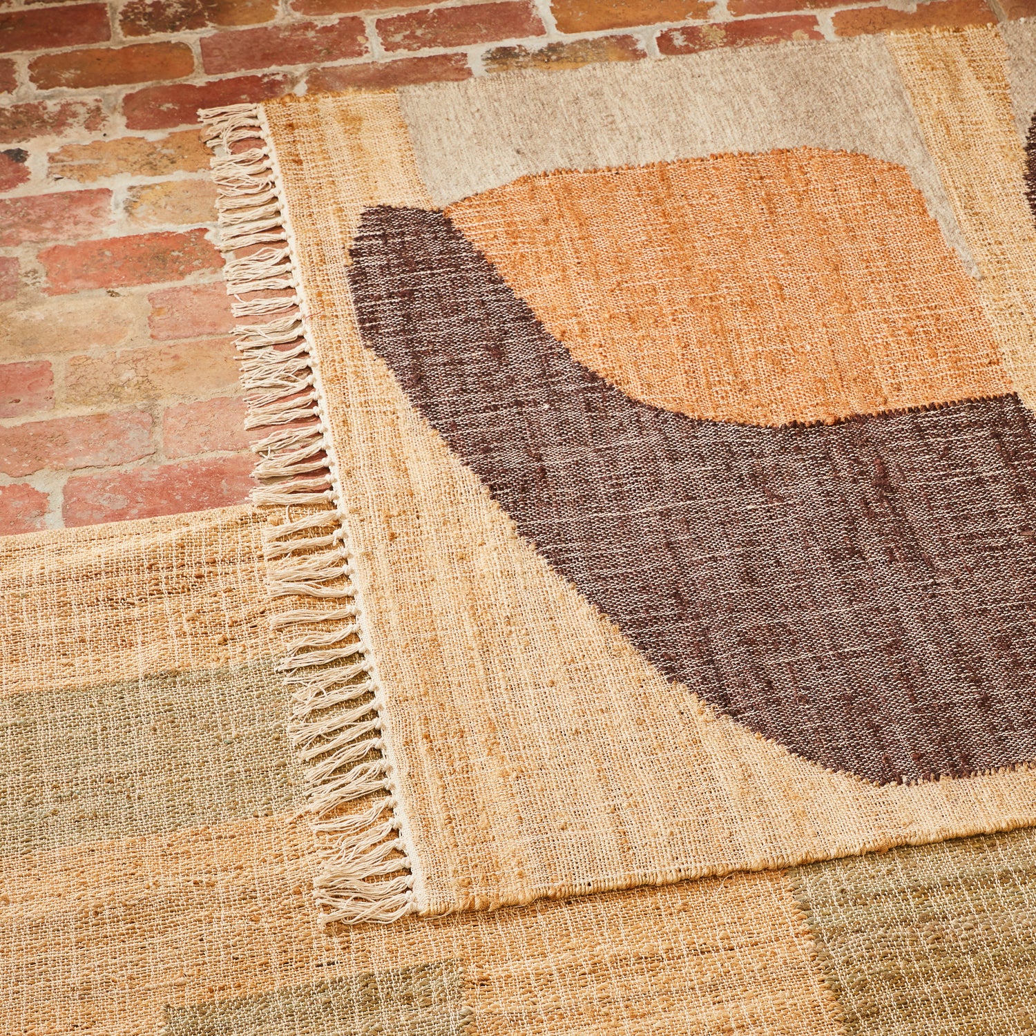 Raphael Natural Jute Rug - Handwoven Eco-Friendly Area Rug for Living Room, Bedroom, or Nursery | Soft & Durable Floor Mat