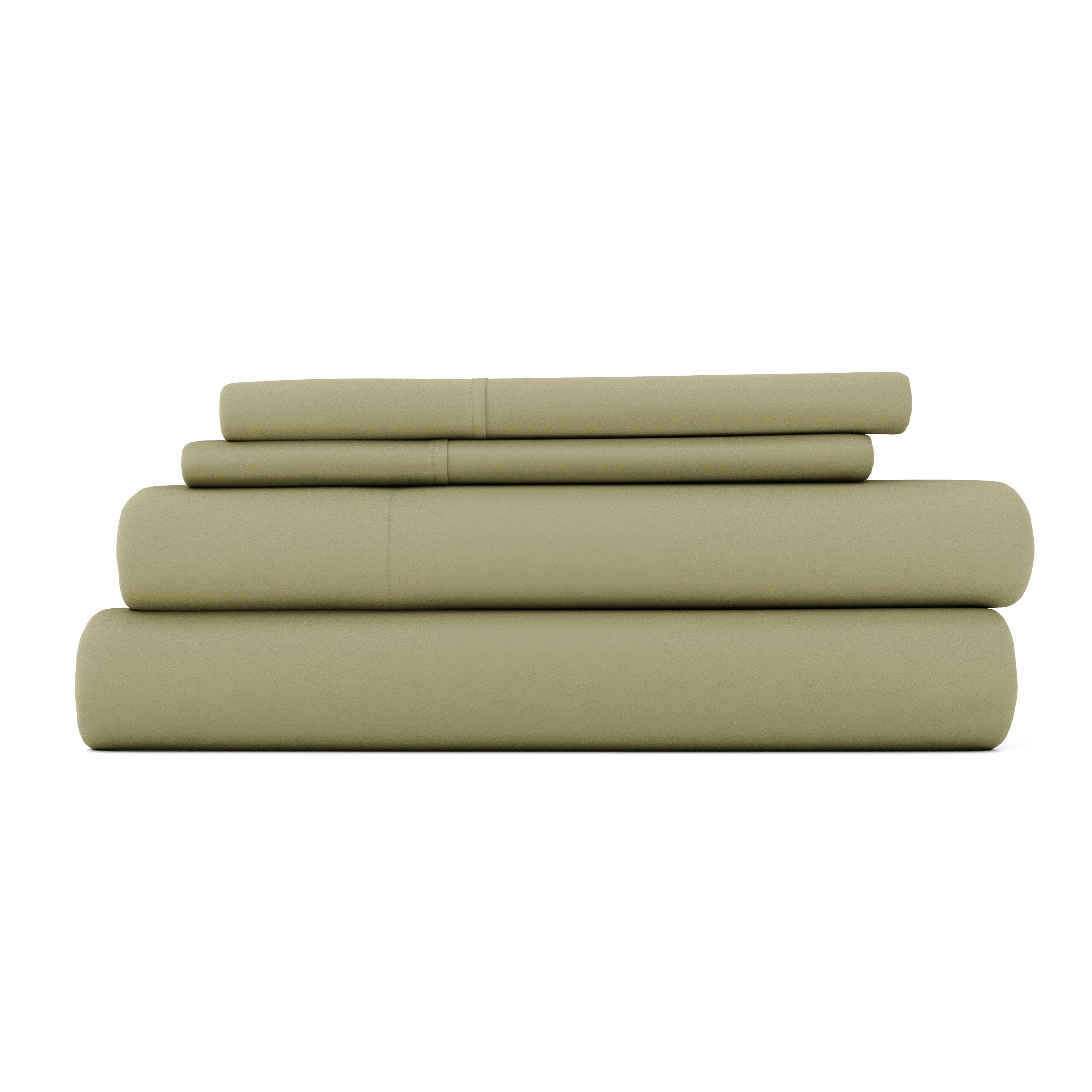 4-Piece Luxury Bed Sheet Set - Soft & Breathable Cotton - Queen Size - Perfect for Home, Hotel & Airbnb Use