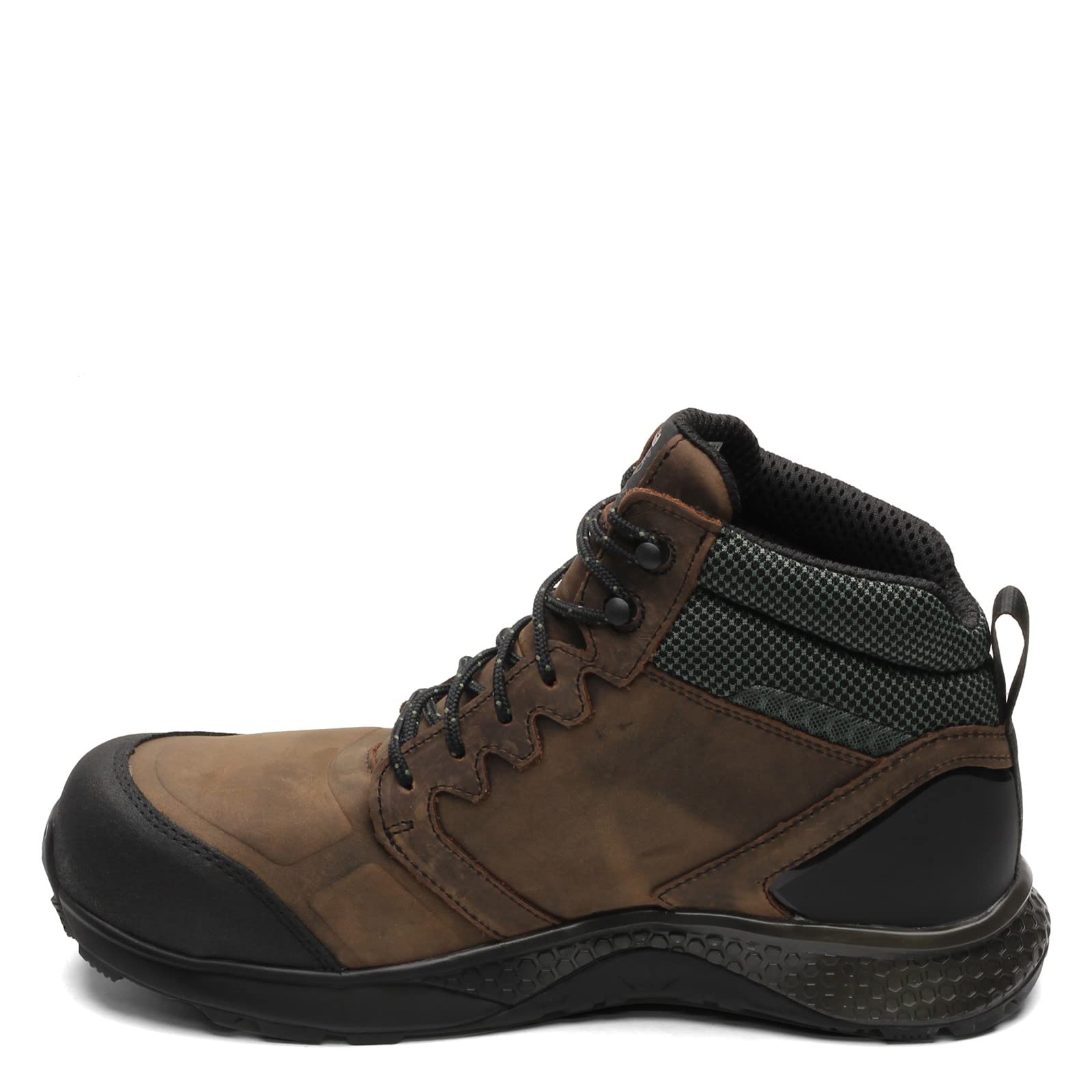 Timberland Men's Mid Reaxion Waterproof Hiking Boots with Composite Toe - Lightweight & Durable Work Shoes for Outdoor Adventures, Construction & Hiking