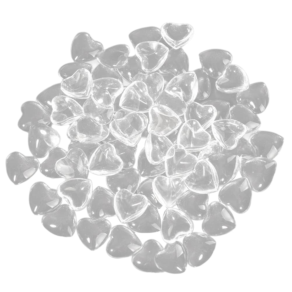 100PCS Heart-Shaped Flat Back Fake Nail Display Cards - Professional Nail Color Chart for Nail Art Practice, Salon & DIY Manicure - Nail Tips Sticks Color Guide for Beginners & Professionals