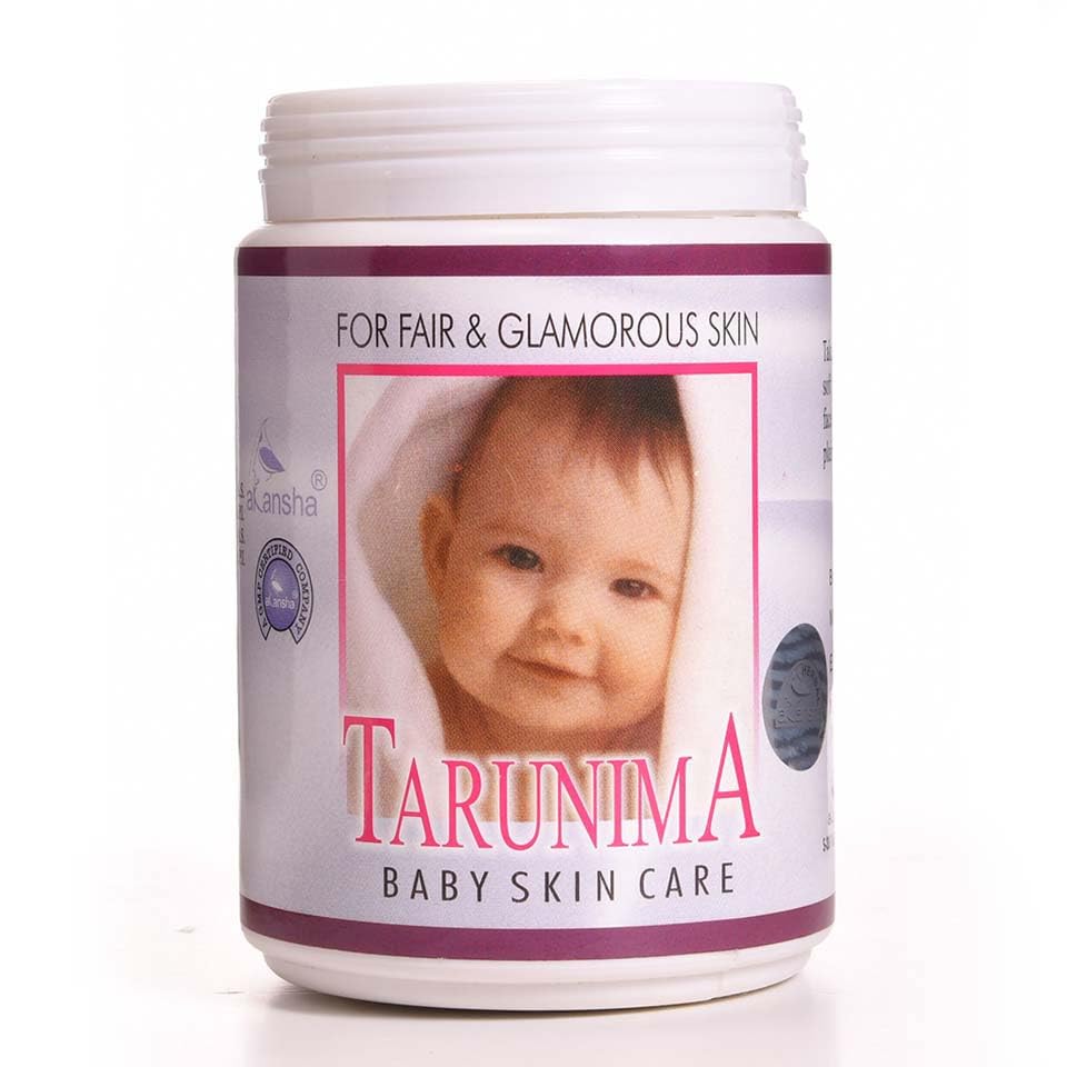 AKANSHA Tarunima Ayurvedic Skin Polishing Exfoliating Baby Face and Body Scrub - 100g Natural Exfoliator for Glowing Skin | Gentle Cleansing for Sensitive Skin | Perfect for Daily Skincare Routine & Spa Day at Home