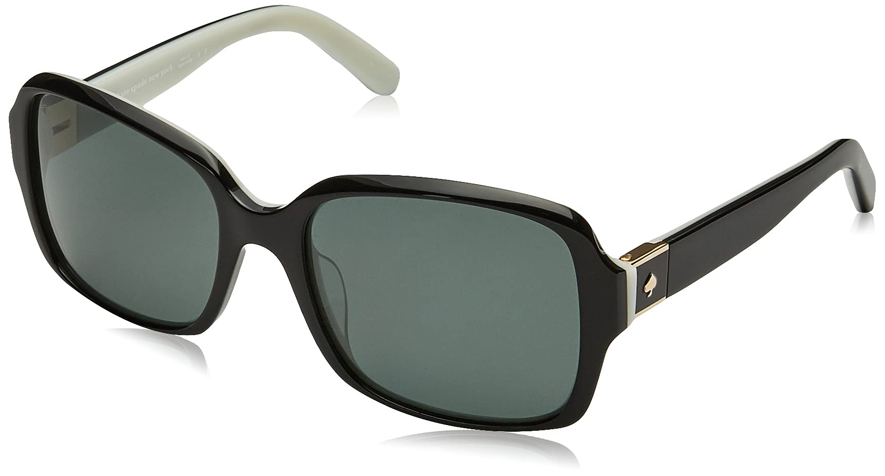 Kate Spade New York Women's Annora Rectangular Sunglasses - UV Protection, Polarized, Fashionable & Lightweight for Outdoor Activities, Beach, Driving & Summer Style