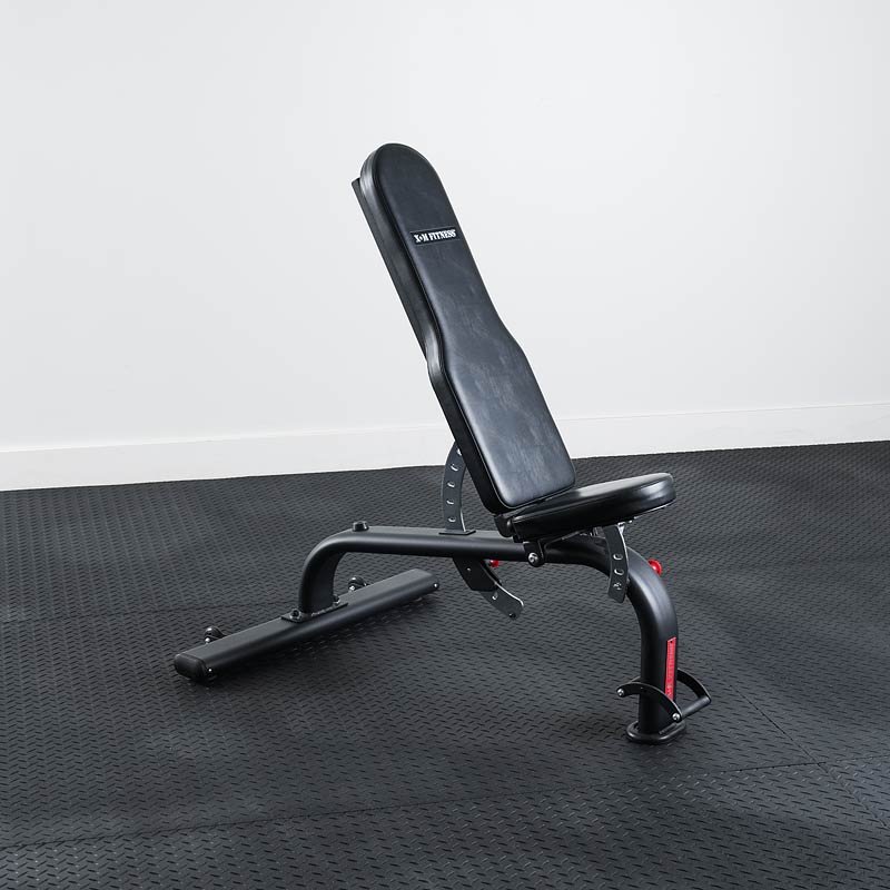 XM FITNESS HD Adjustable FID Bench - Adjustable Weight Bench for Home Gym, Strength Training & Full Body Workouts - Perfect for Dumbbell Exercises, Bench Press & Fitness Training