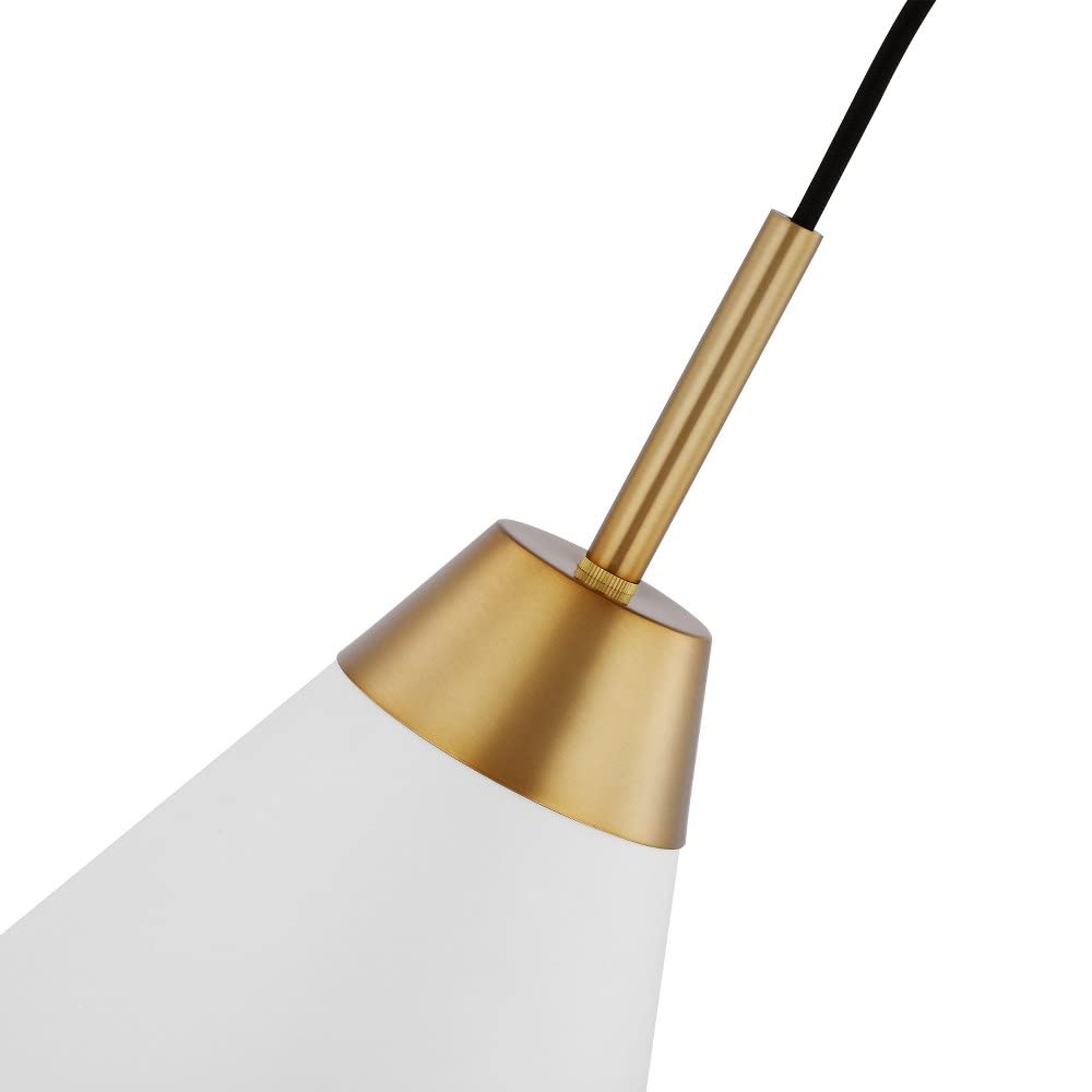 Nuvo Tango Mid-Century Modern 1-Light Small Pendant Light Fixture - 16