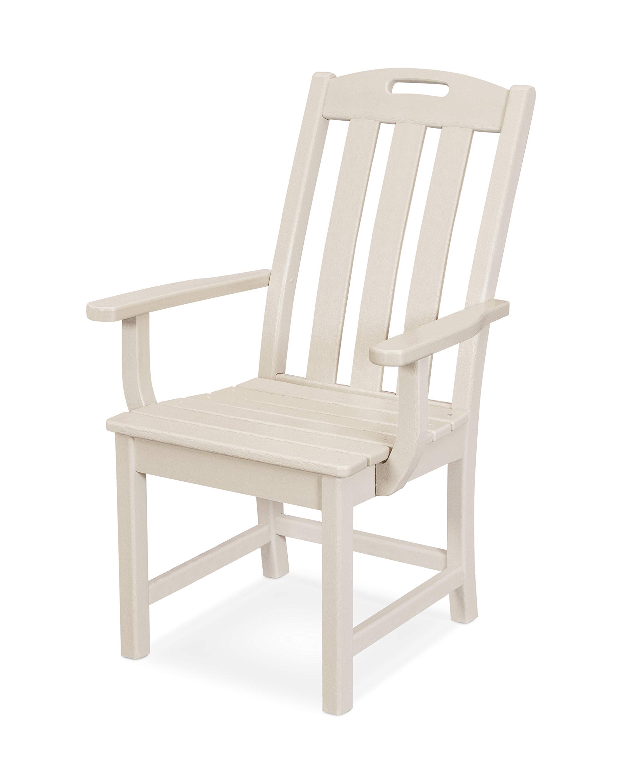 Trex Outdoor Furniture™ Yacht Club Dining Chair in Sand Castle - Weather-Resistant Patio Dining Set for Poolside, Deck & Backyard Entertaining