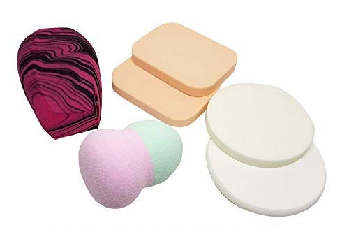 Inaaya Beauty Blender Sponge - 6pc Multicolor Set for Flawless Makeup