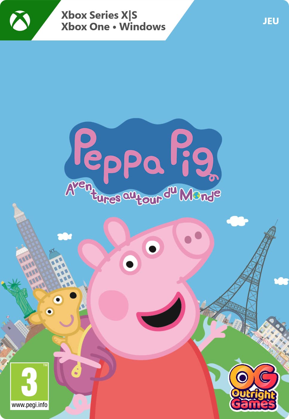 Peppa Pig: World Adventures Standard Edition - Digital Download Game Code for Xbox One & Xbox Series X|S - Fun Family Adventure Game for Kids