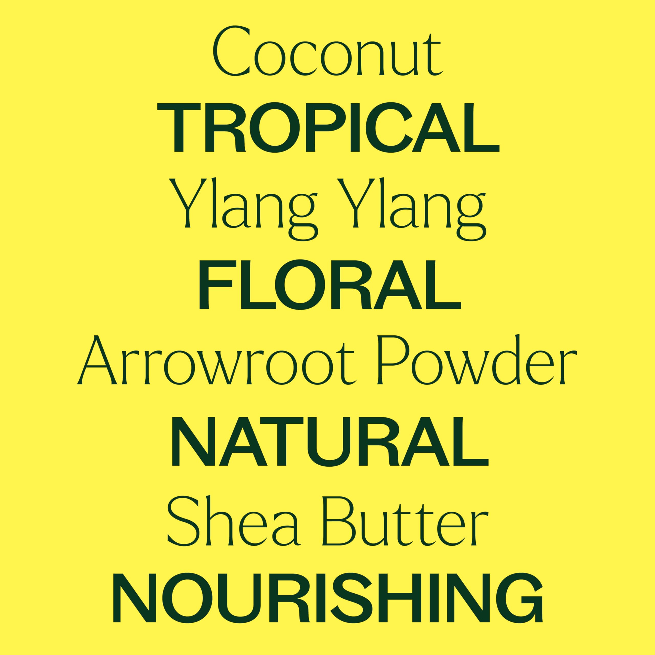 Plant Therapy Coconut Ylang Ylang Natural Deodorant for Men & Women - 2.65 oz Aluminum-Free with Coconut Oil, Shea Butter, Beeswax & Baking Soda | Smooth Application & Long-Lasting Odor Protection | Ideal for Daily Use, Gym, Travel & Sensitive Skin