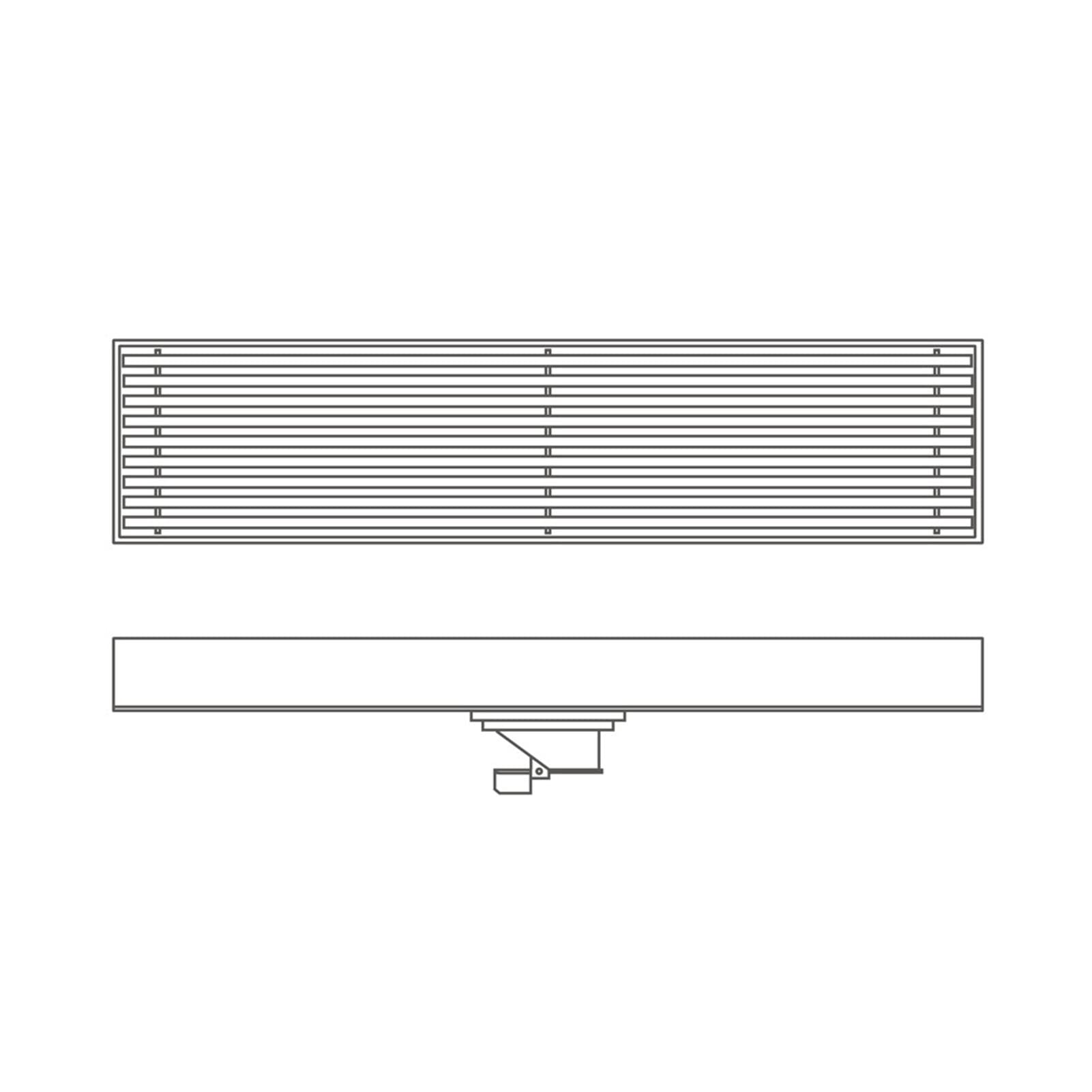 Stainless Steel Linear Floor Drain - Rectangular Shower Drain with Anti-Clogging & Anti-Odor Design for Kitchen, Bathroom, Garage, Basement - Perfect for Wet Rooms, Showers, and Outdoor Use