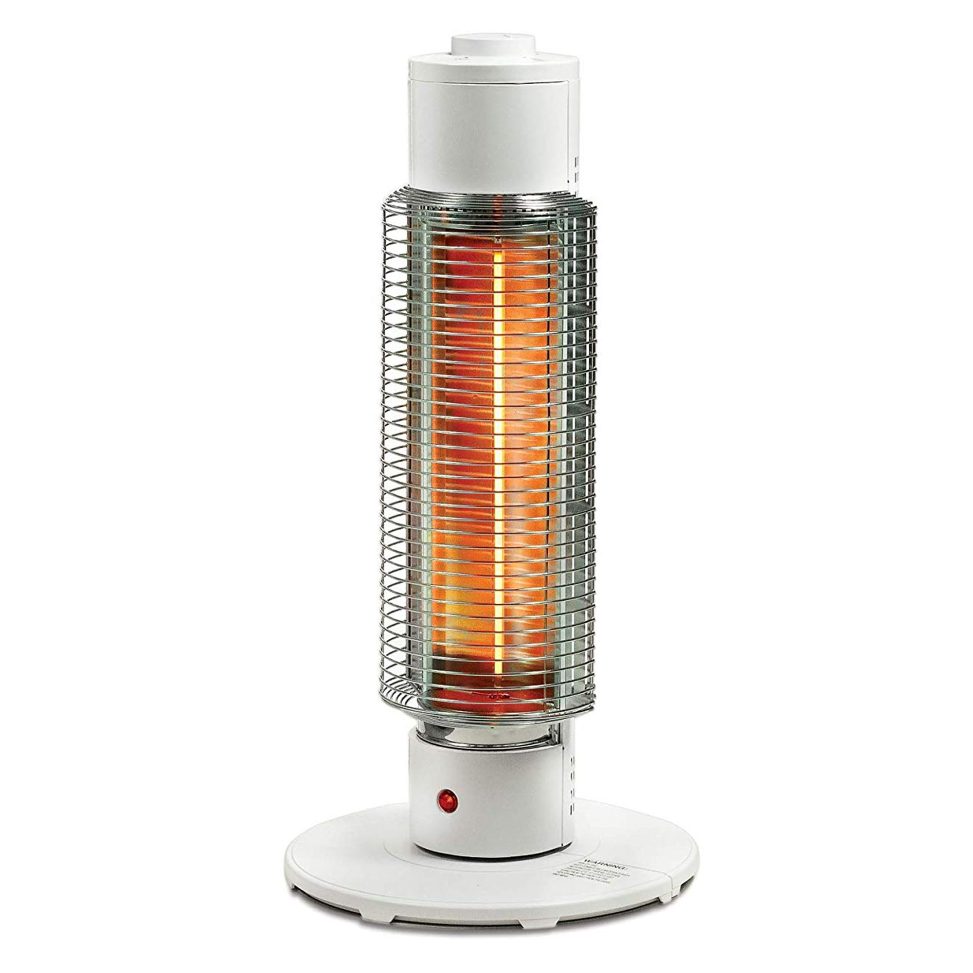 Sengoku HeatMate Portable Electric Space Heater - 1500W Fast Heating Graphite Tower for Small Rooms, Home Office & Workshop - Energy Efficient & Quiet - Perfect for Winter, Bedroom & Desk Use (White)