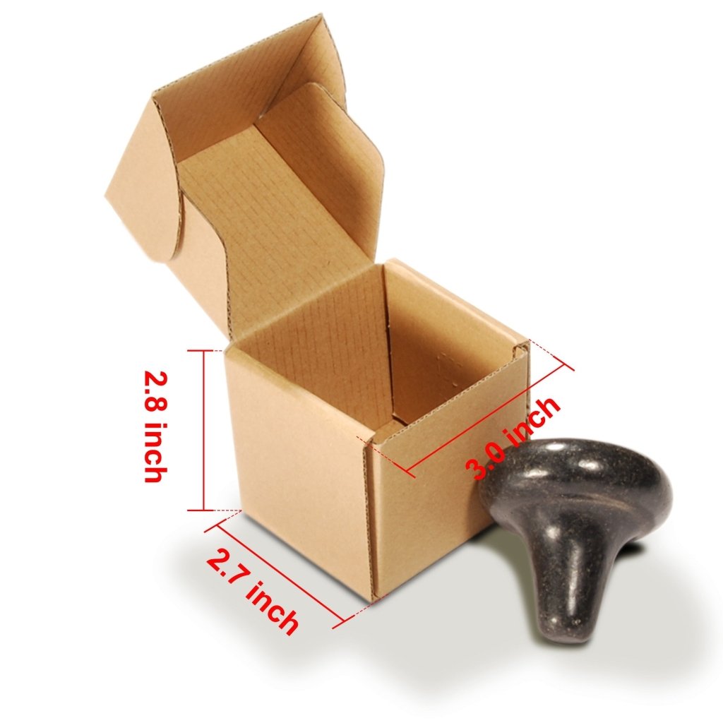 Professional Basalt Hot Stone Massager - Mushroom Shape for Trigger Point Therapy, 2.5x2.5 Inch - Perfect for Deep Tissue Massage, Spa Treatments & Muscle Relaxation at Home