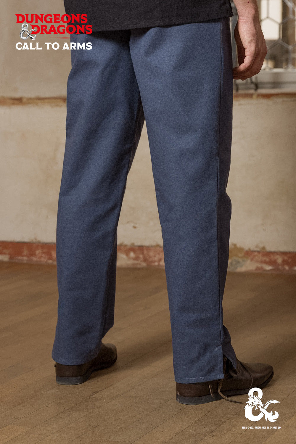 Dungeons & Dragons Rogue Pants - Woad Blue Fantasy RPG Costume for Cosplay & LARP Adventures