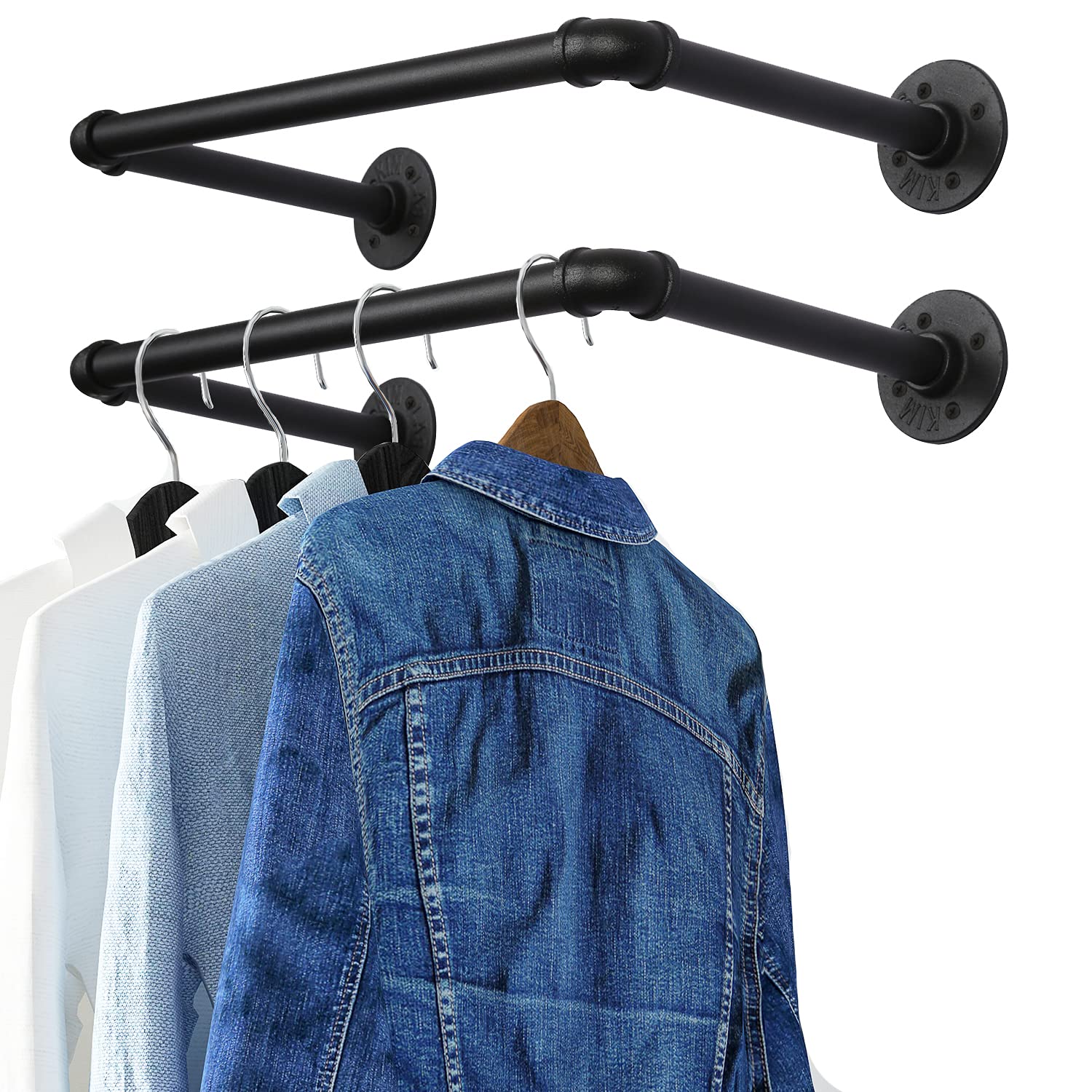 OROPY Heavy Duty Industrial Pipe Clothes Rack - 21.2