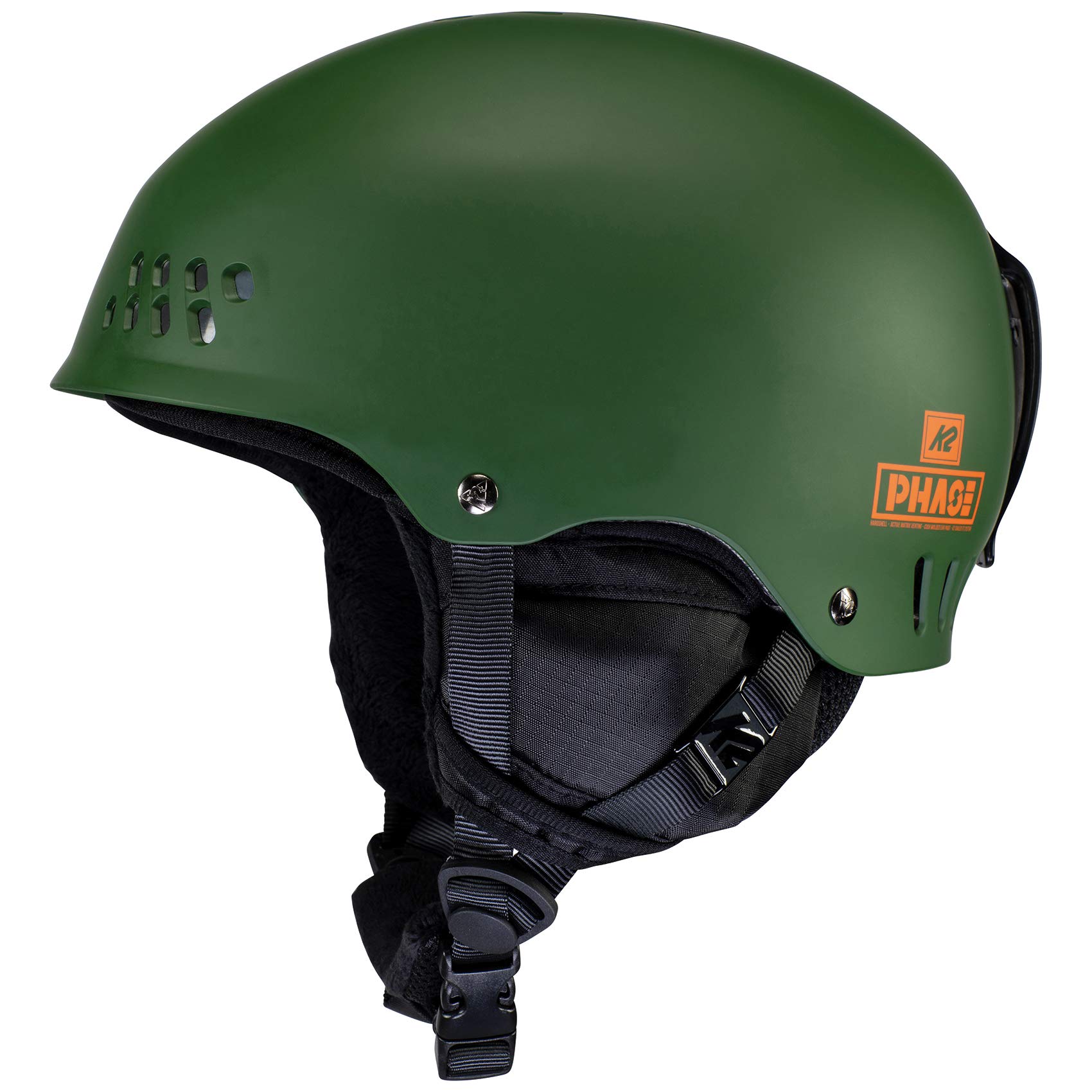 K2 Phase Pro Audio Snowboard & Ski Helmets 2021 - Large to XLarge Size, Forest Green - Built-in Bluetooth Speakers for Music & Calls - Perfect for Skiing, Snowboarding & Winter Sports