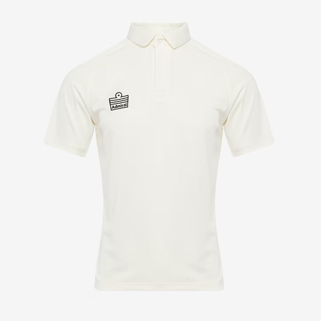 Premium White Cricket SS Playing Shirt - Breathable Sports Jersey for Cricket Matches & Practice | Perfect for Tournaments, Training & Casual Wear