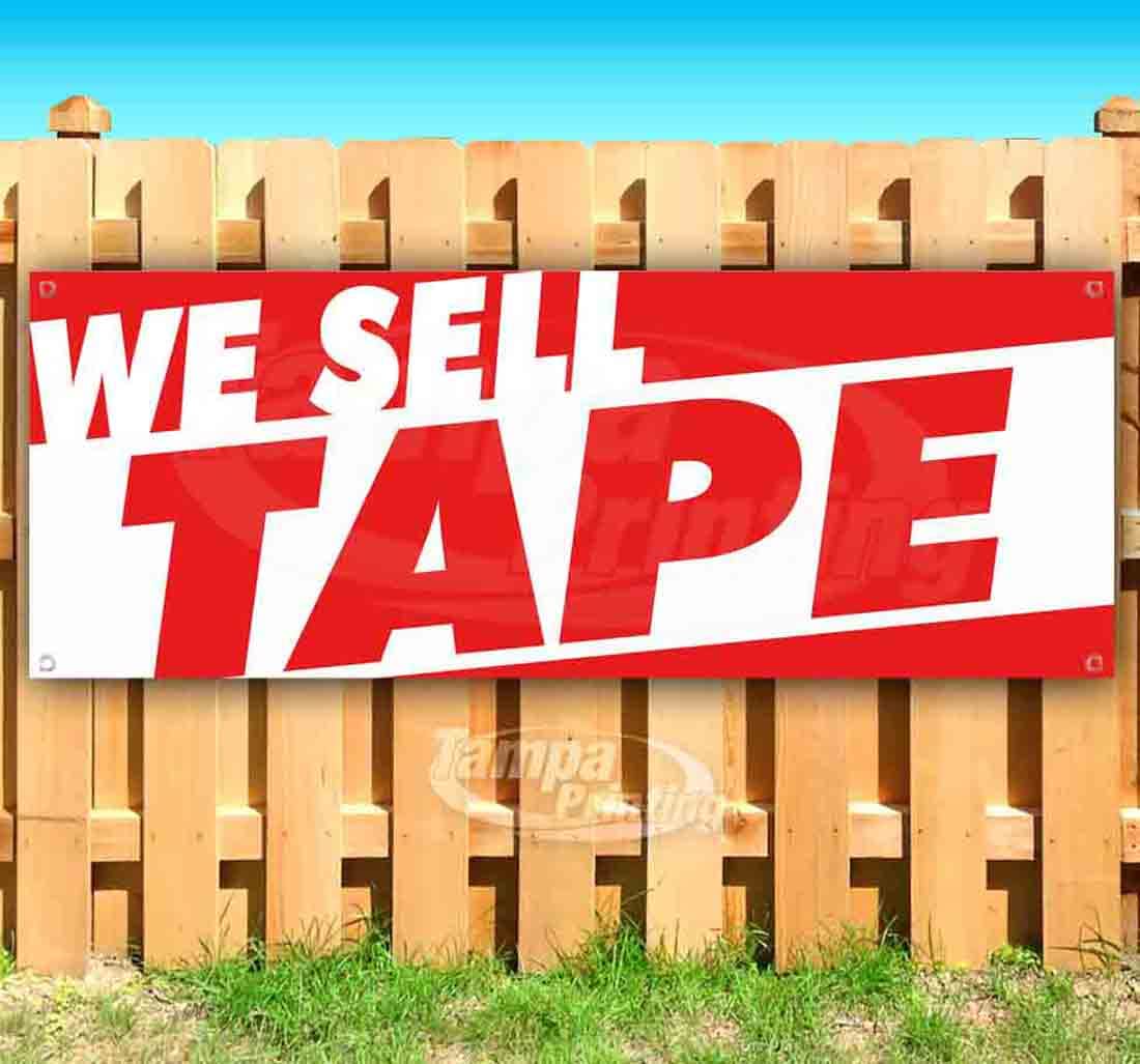 Heavy-Duty 13 oz Vinyl Banner with Metal Grommets - Single-Sided Non-Fabric Sign for Outdoor Advertising, Trade Shows & Events