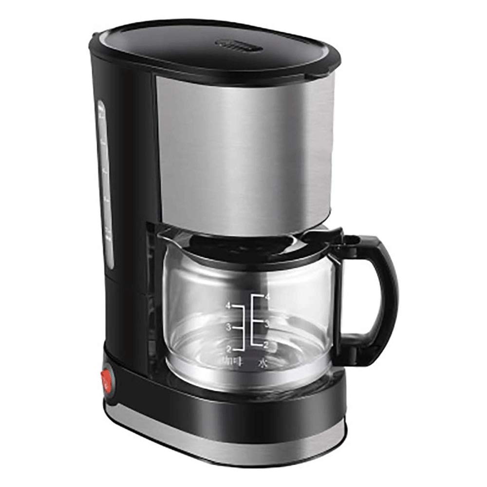 4-Cup Drip Coffee Maker with Reusable Filter - Stainless Steel Thermal Coffee Pot for Home & Office - Perfect for Morning Brews, Camping & Gifts