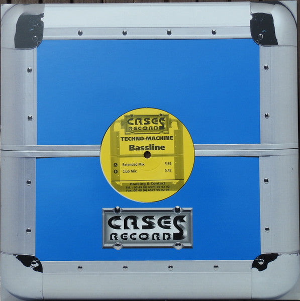 Technomachine Bassline Vinyl Record (12 Inch) - Very Good Plus (VG+) Condition - Perfect for DJs & Music Collectors