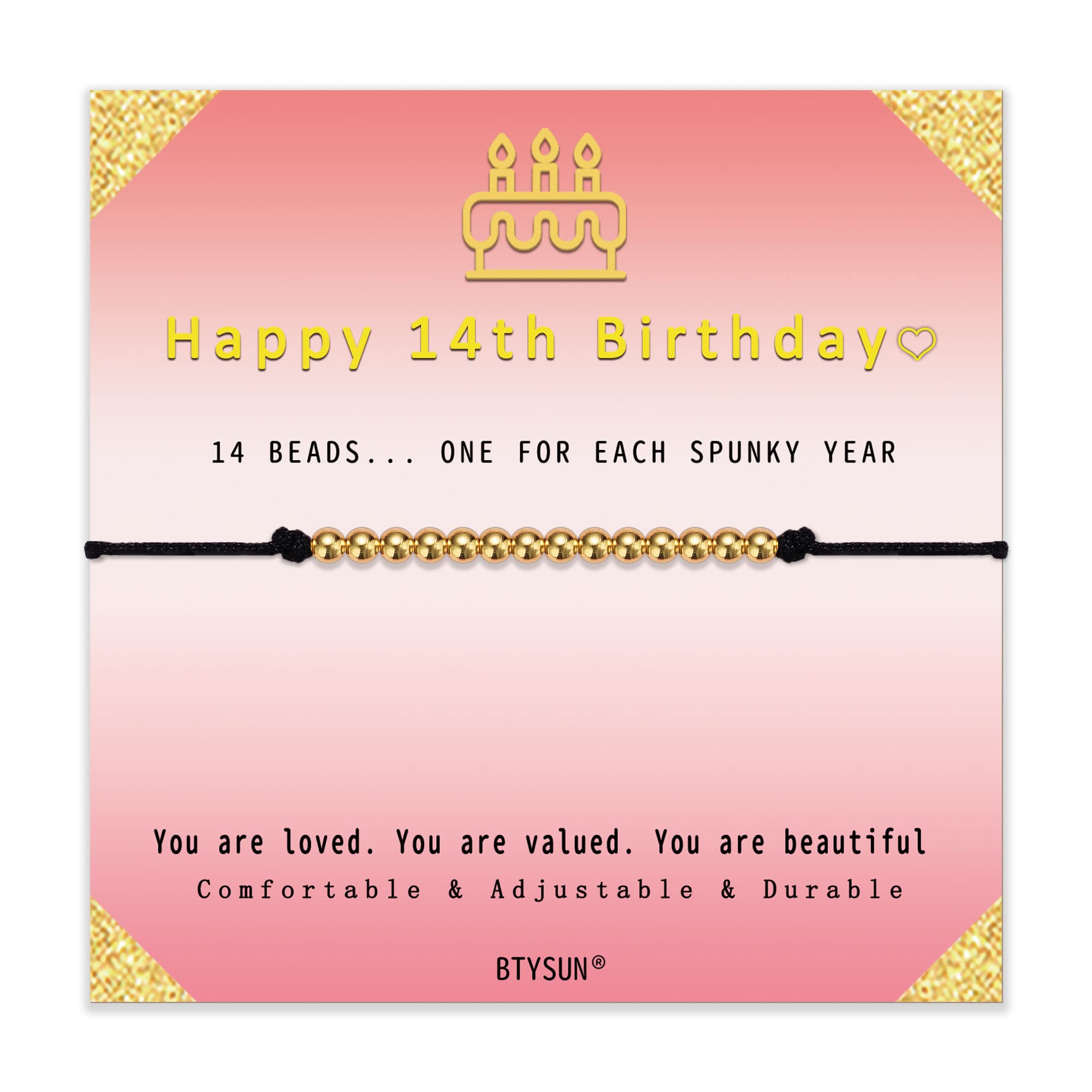 Adjustable Birthday Bracelets for Women & Teen Girls - Silver/Gold/Rose Gold Beaded Link Bracelet Jewelry - Perfect Gift for Daughter, Girlfriend, Wife, Sister & Best Friend - Ideal for Birthdays, Christmas & Special Occasions (Ages 14-35)