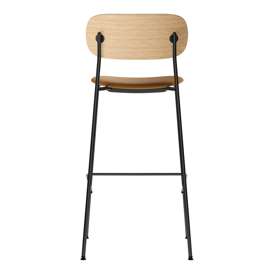 Co Bar Chair with Upholstered Seat - Modern Counter Height Stool for Kitchen Island, Bar, and Dining Room - Comfortable & Stylish Seating Solution