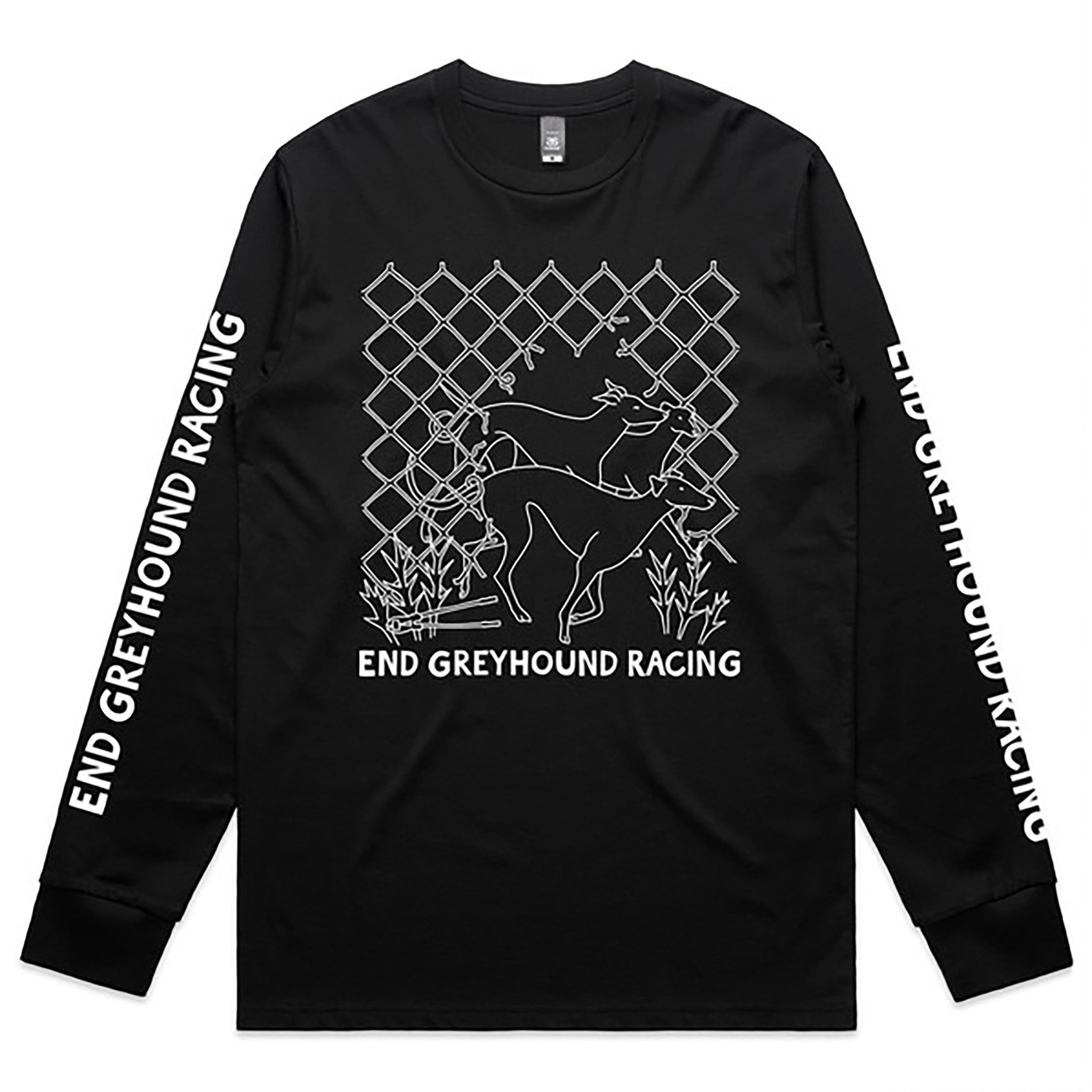 Greyt Greys End Greyhound Racing Long Sleeve Shirt - Comfortable & Stylish Dog Lover Apparel for Casual Wear & Outdoor Activities