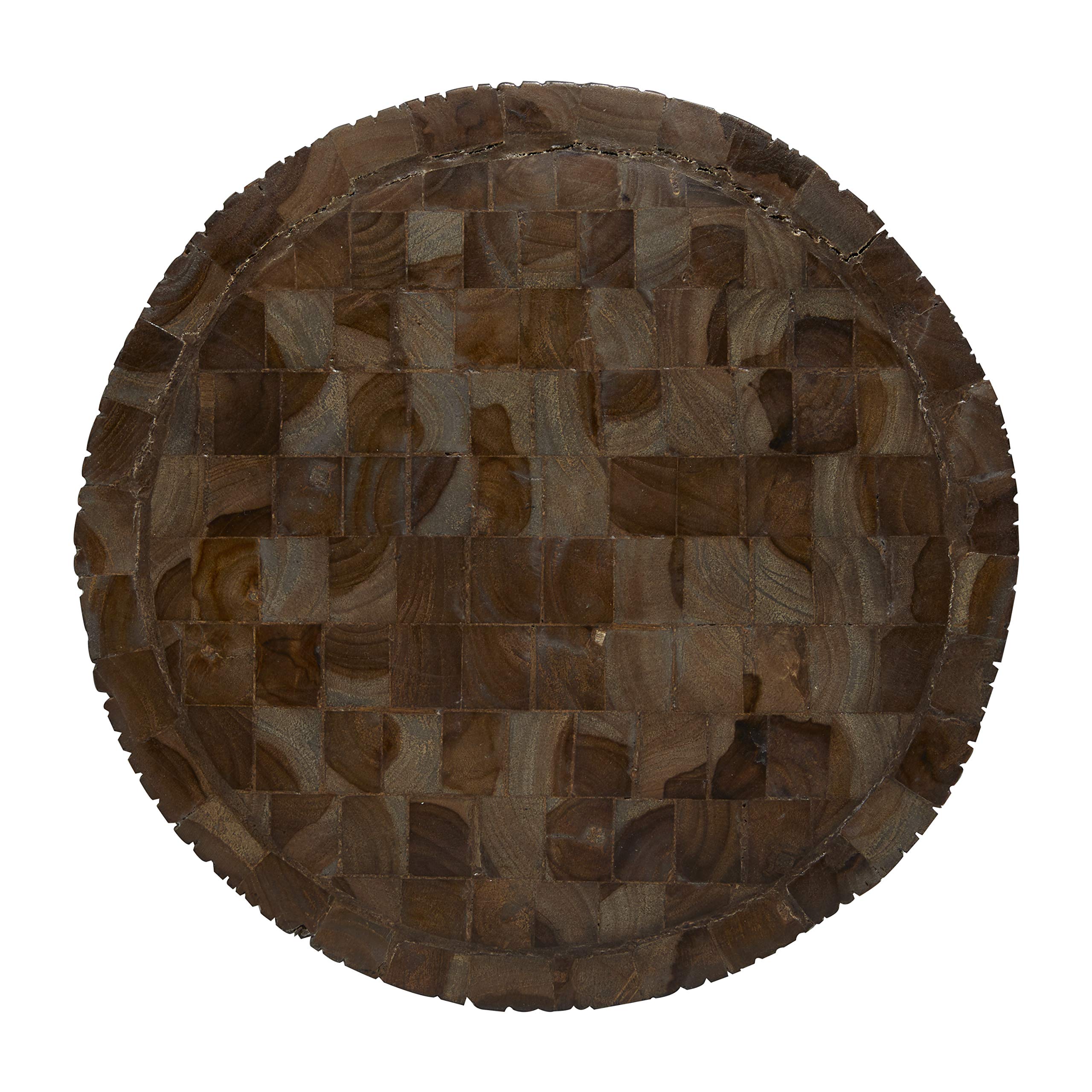 Handcrafted Teak Wood Accent Table - 12