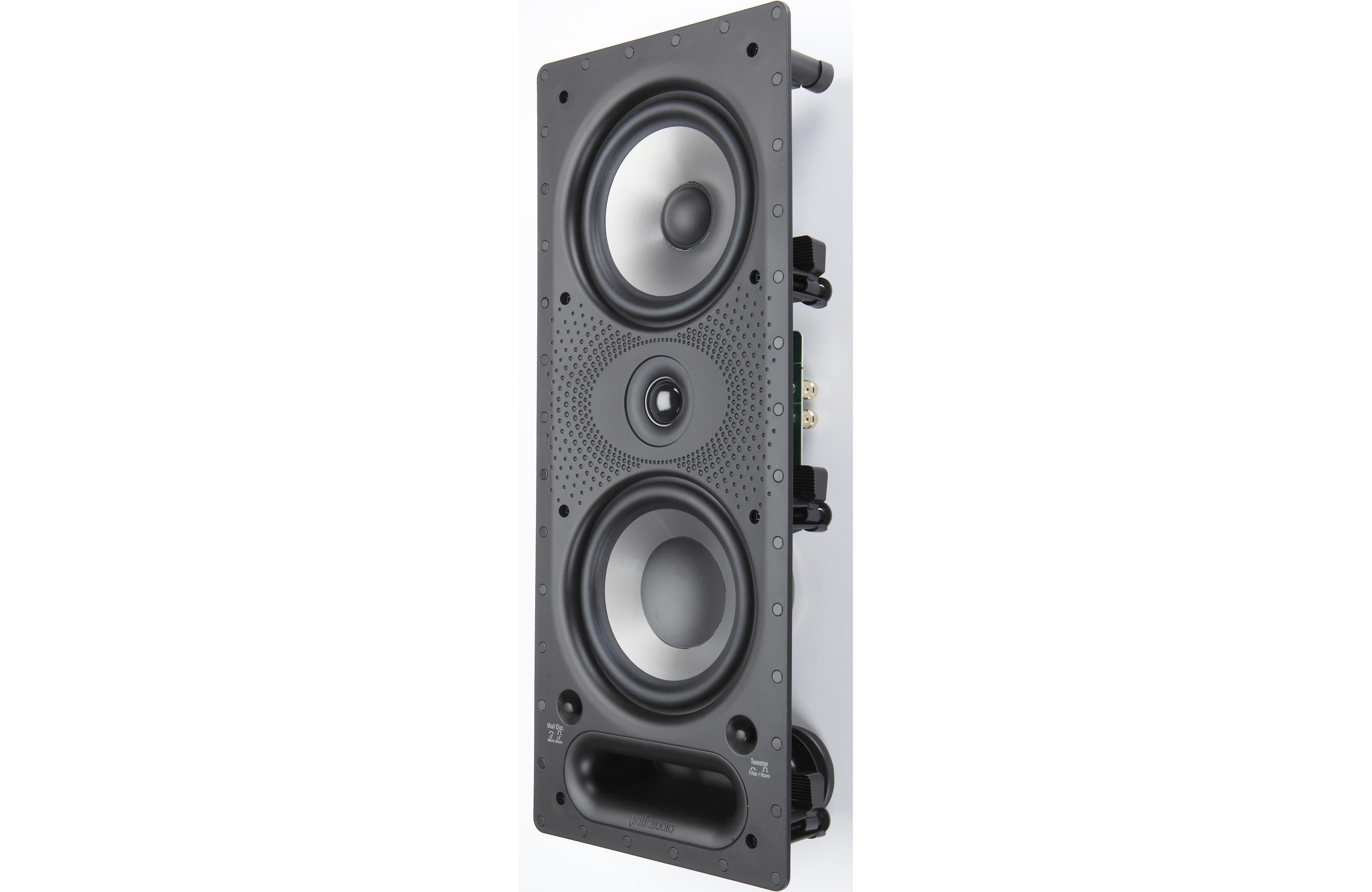 Polk Audio 265 RT Vanishing In-Wall Speaker - High Performance Home Theater & Stereo Sound System for Living Room, Bedroom, and Home Office