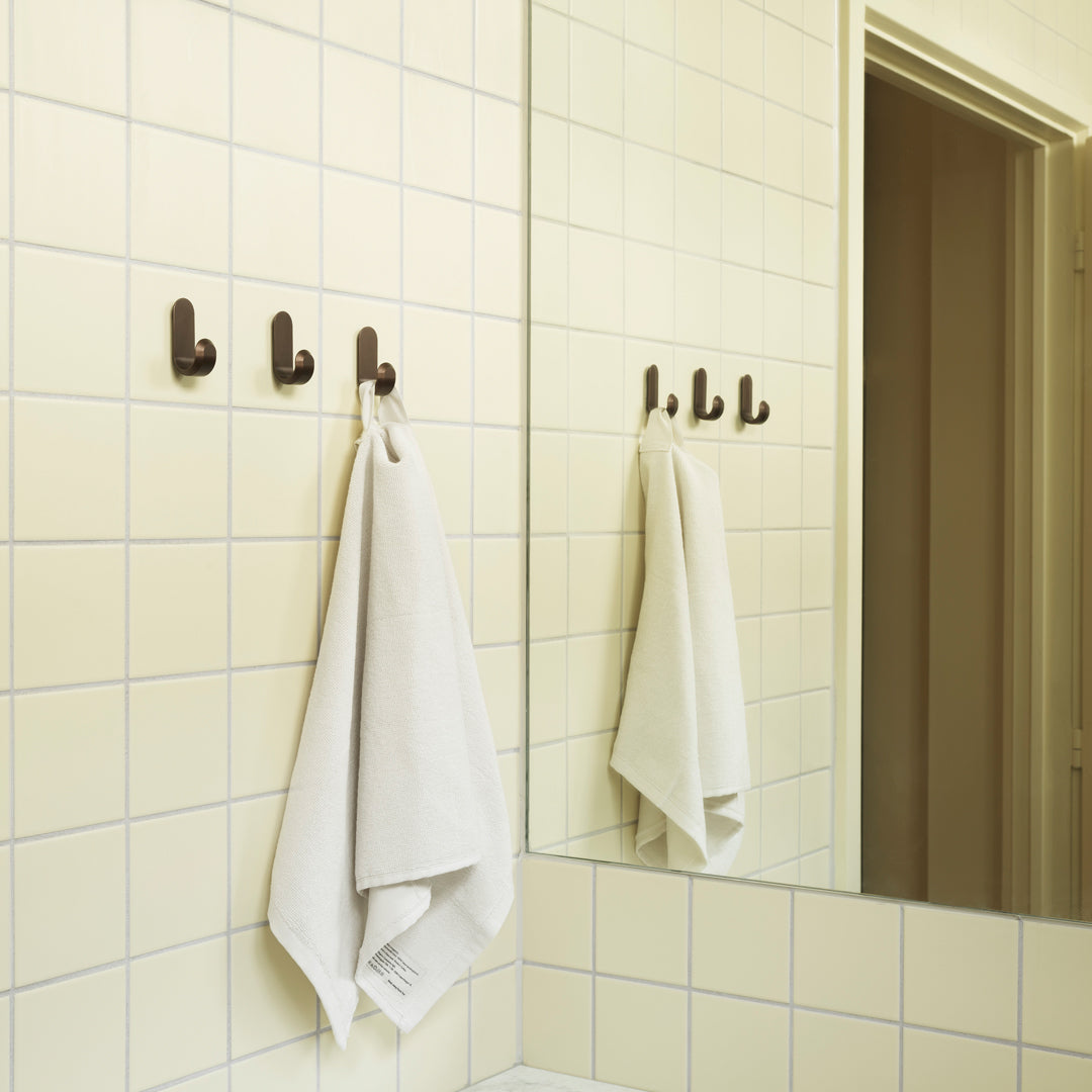 Curve Mini Hook Set of 2 (6 Pack) - Heavy Duty Wall Hangers for Keys, Hats & Coats - Perfect for Entryway, Garage & Bathroom Organization