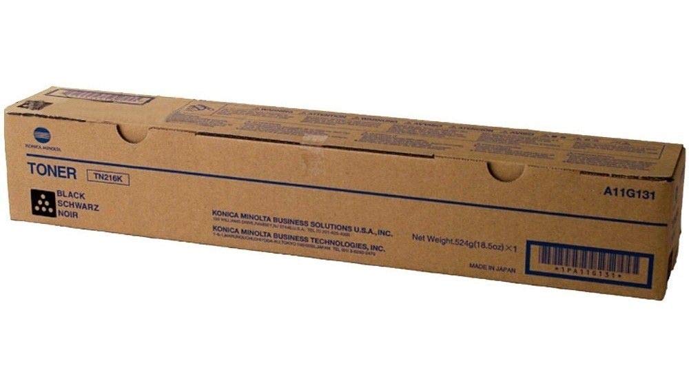 Konica Minolta TN-216K Black Toner Cartridge - Compatible with Bizhub Printers | High-Yield Replacement for Office & Home Printing
