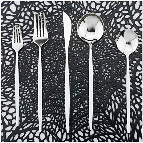 White Handle Silver