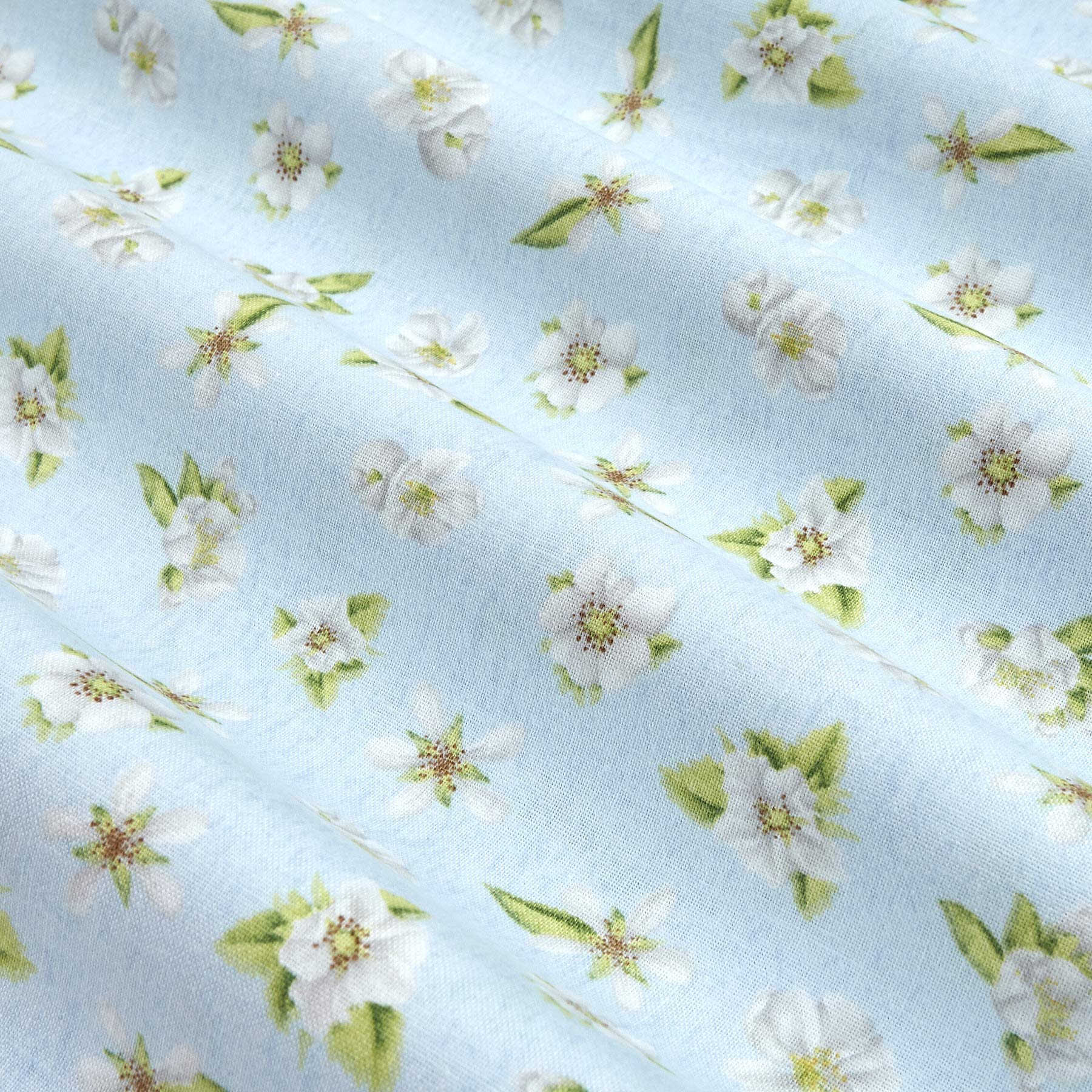 Wilmington Prints Berry Sweet Floral Quilt Fabric - Blue Cotton Fabric by The Yard for DIY Quilting, Sewing Projects & Home Decor