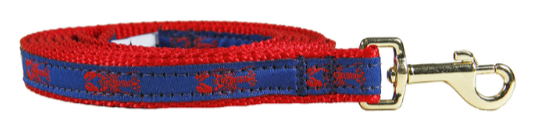 Premium Navy & Red Lobster Dog Leash - Heavy Duty, Adjustable, Reflective Pet Lead for Medium to Large Dogs - Perfect for Walking, Running, and Outdoor Adventures