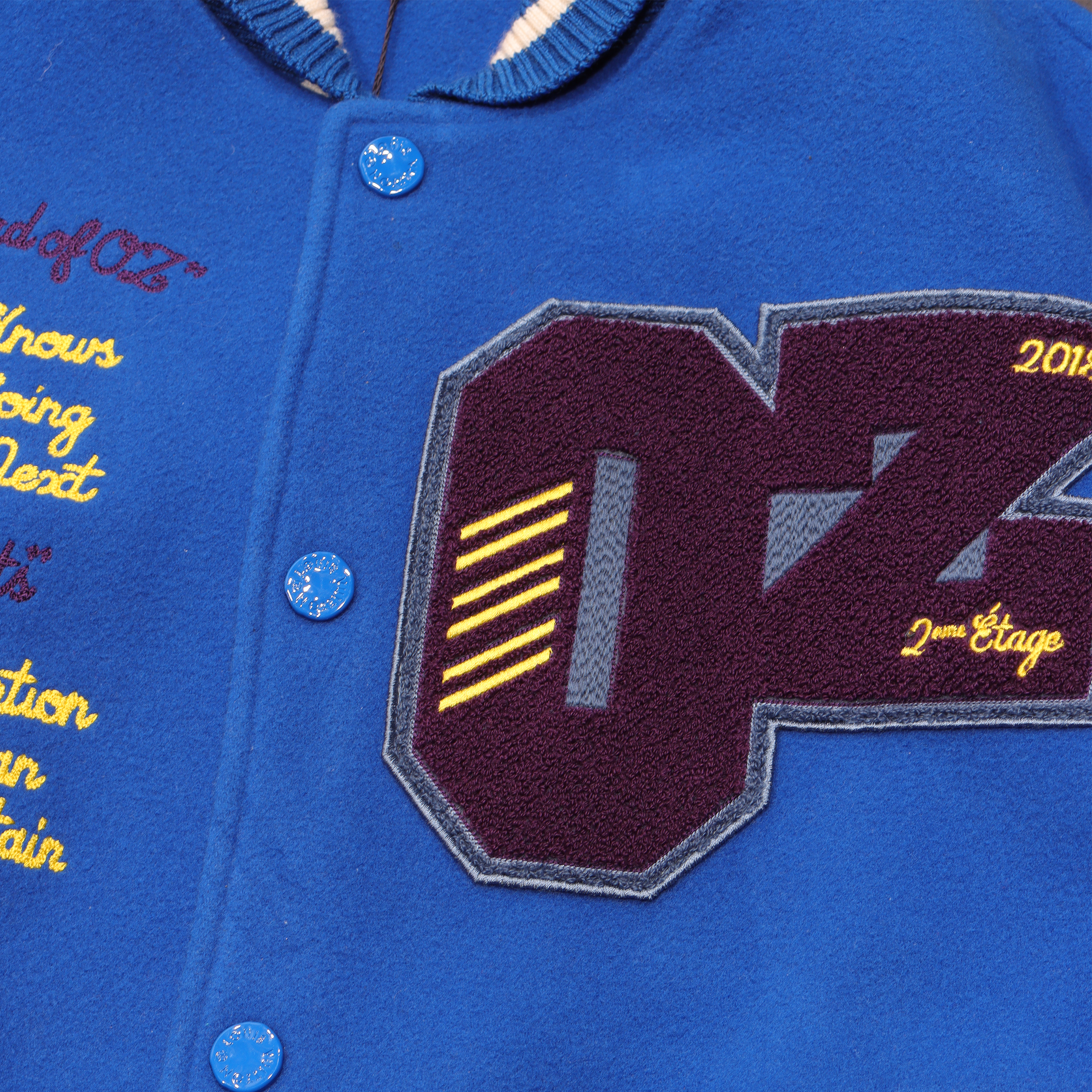 Wizard of Oz Rainbow Varsity Jacket - Stylish Plain Color Baseball Jacket for Cosplay, Halloween & Themed Parties