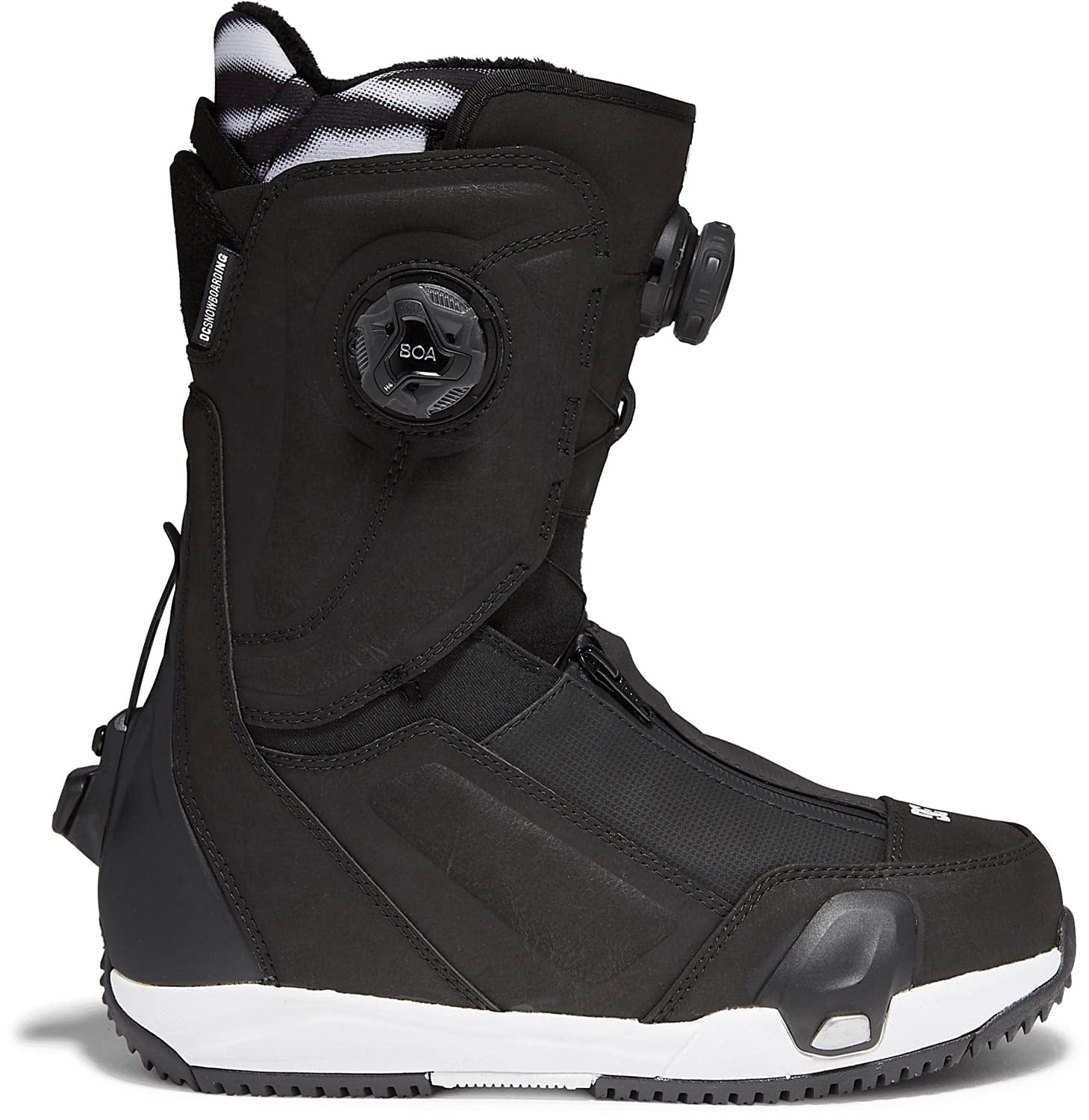 DC Step On Mora BOA Women's Snowboard Boots - Black, Size 7.5 | Comfortable & Secure Fit for All-Mountain Riding & Freestyle Snowboarding