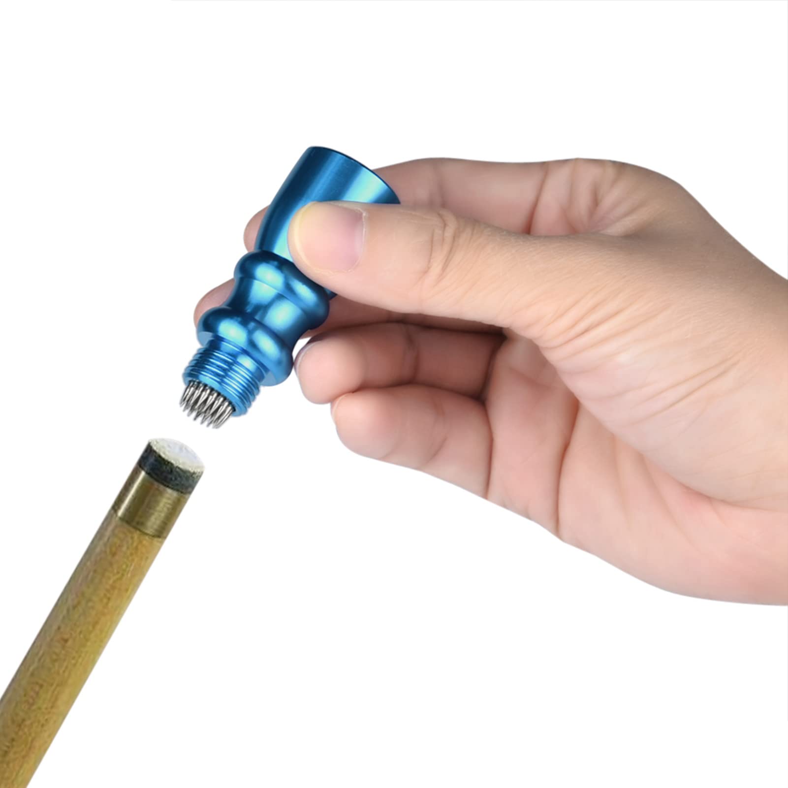 Premium 3-in-1 Snooker Pool Cue Tips Tool - Professional Cue Tip Shaper, Scuffer & Aerator for Billiard Accessories - Perfect for Pool Halls, Home Game Rooms & Professional Tournaments