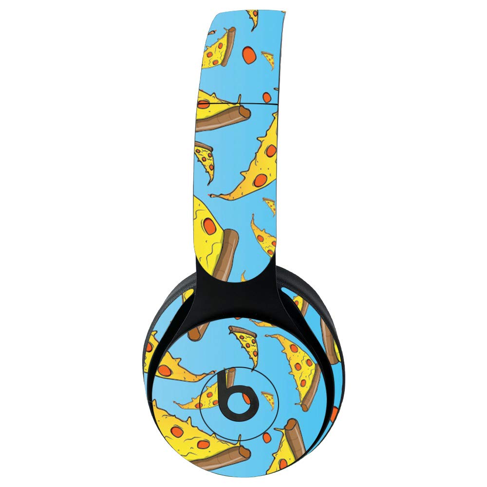 MightySkins Vinyl Decal Wrap Cover for Beats Solo Pro Wireless Headphones - Raining Pizza Design | Protective, Durable, Customizable Skin | Easy to Apply & Remove | Made in USA | Perfect for Personalization, Gift Giving & Headphone Protection