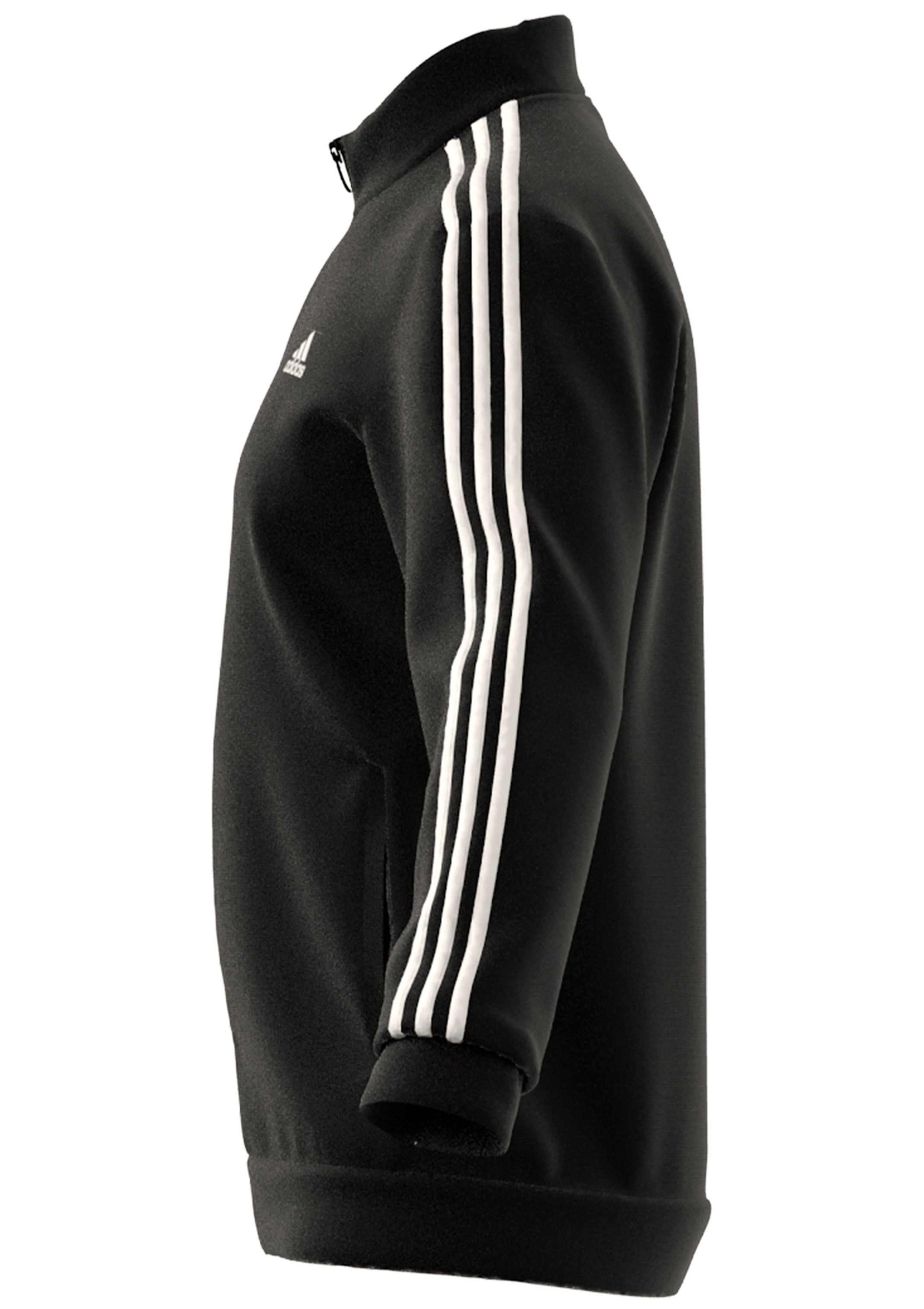 Adidas Men's Warm Up Tricot Jacket - Black | Lightweight Running Jacket for Training & Gym | Perfect for Jogging, Workouts & Outdoor Sports