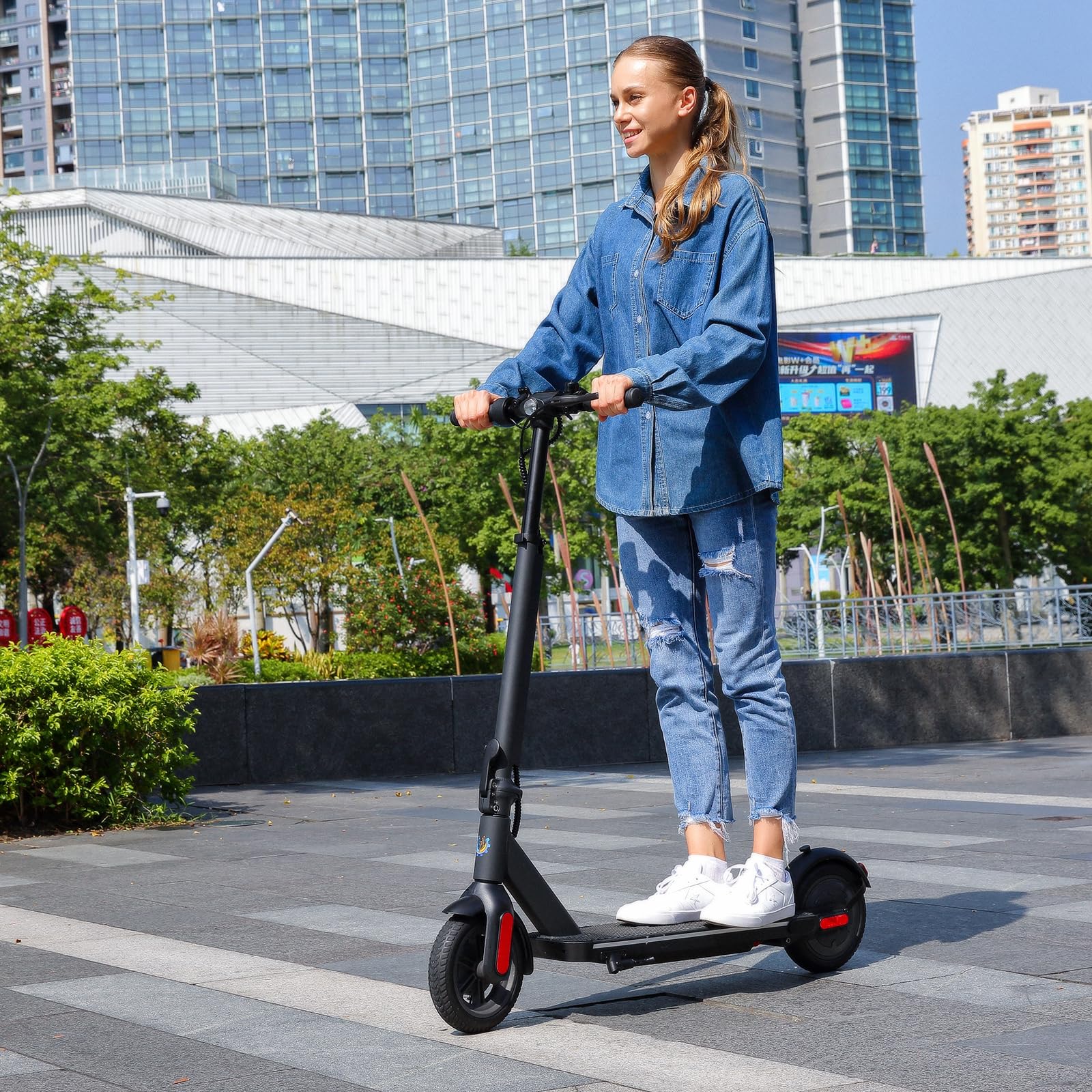 Caroma Electric Scooter for Adults - 20 Mile Range & 20 MPH Speed, Cruise Control, 9