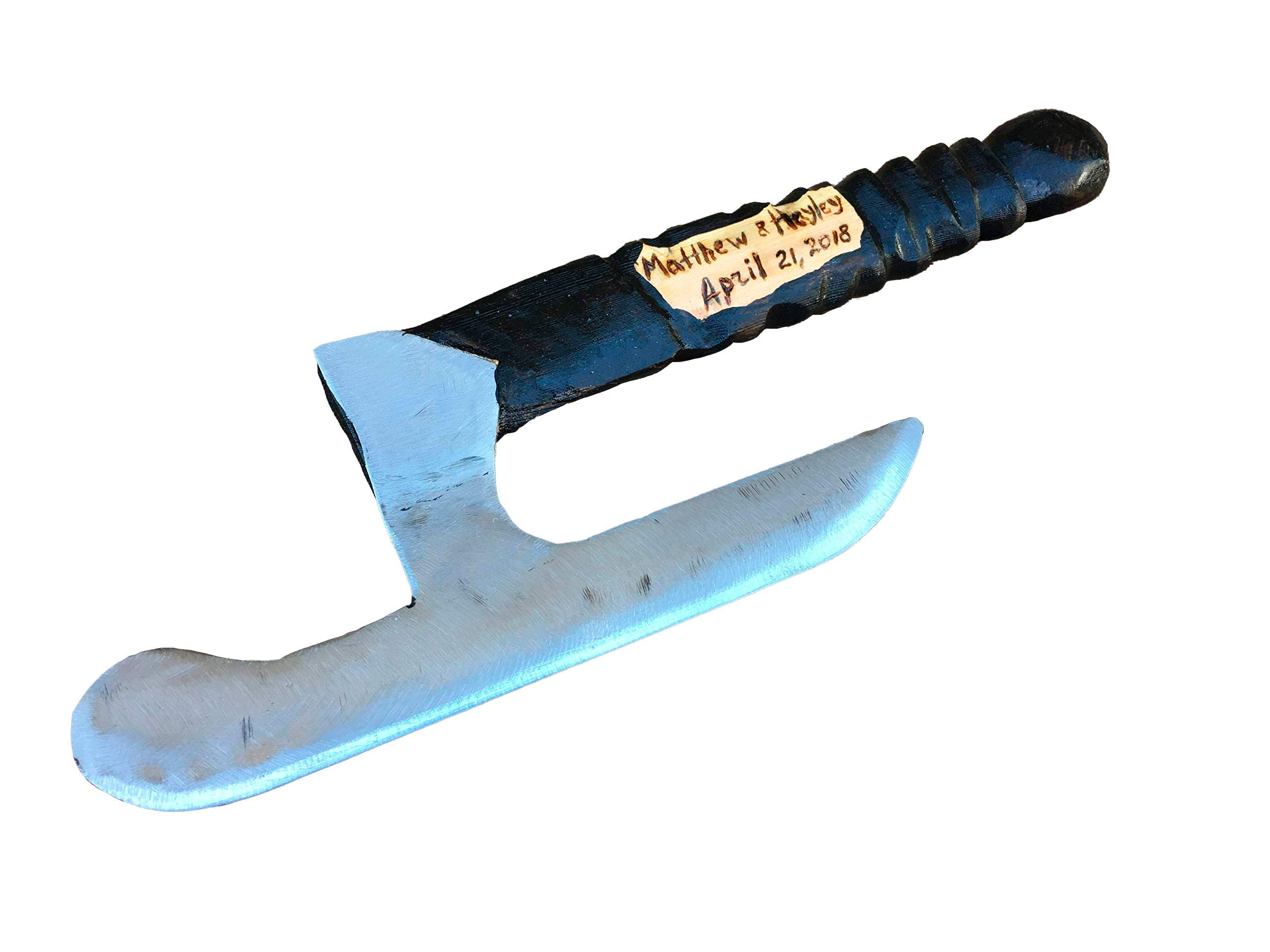 Premium Viking Kitchen Axe - Handcrafted Danish Broad Axe for Cooking & Outdoor Use - Unique Medieval Culinary Knife - Perfect Gift for Men & Viking Enthusiasts - Ideal for Camping, BBQ & Historical Reenactments